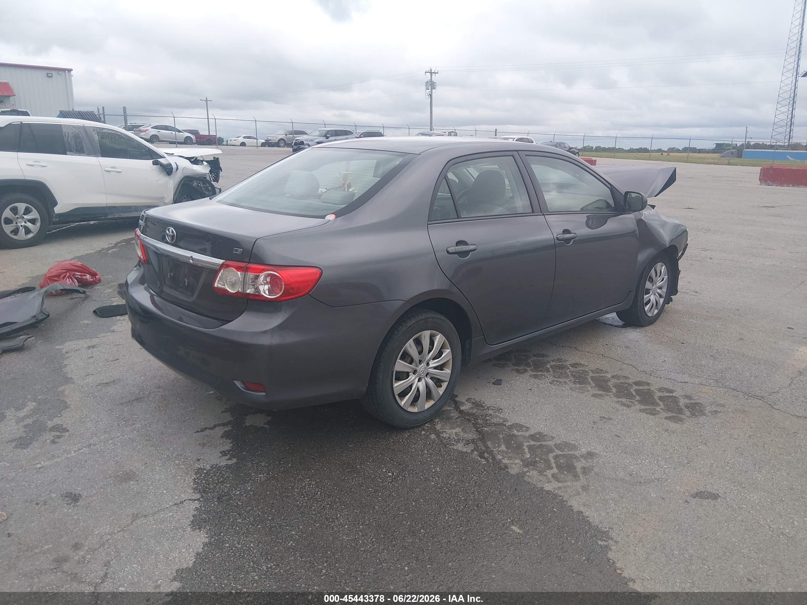 2012 Toyota Corolla Le Gray vin: 2T1BU4EE9CC869148