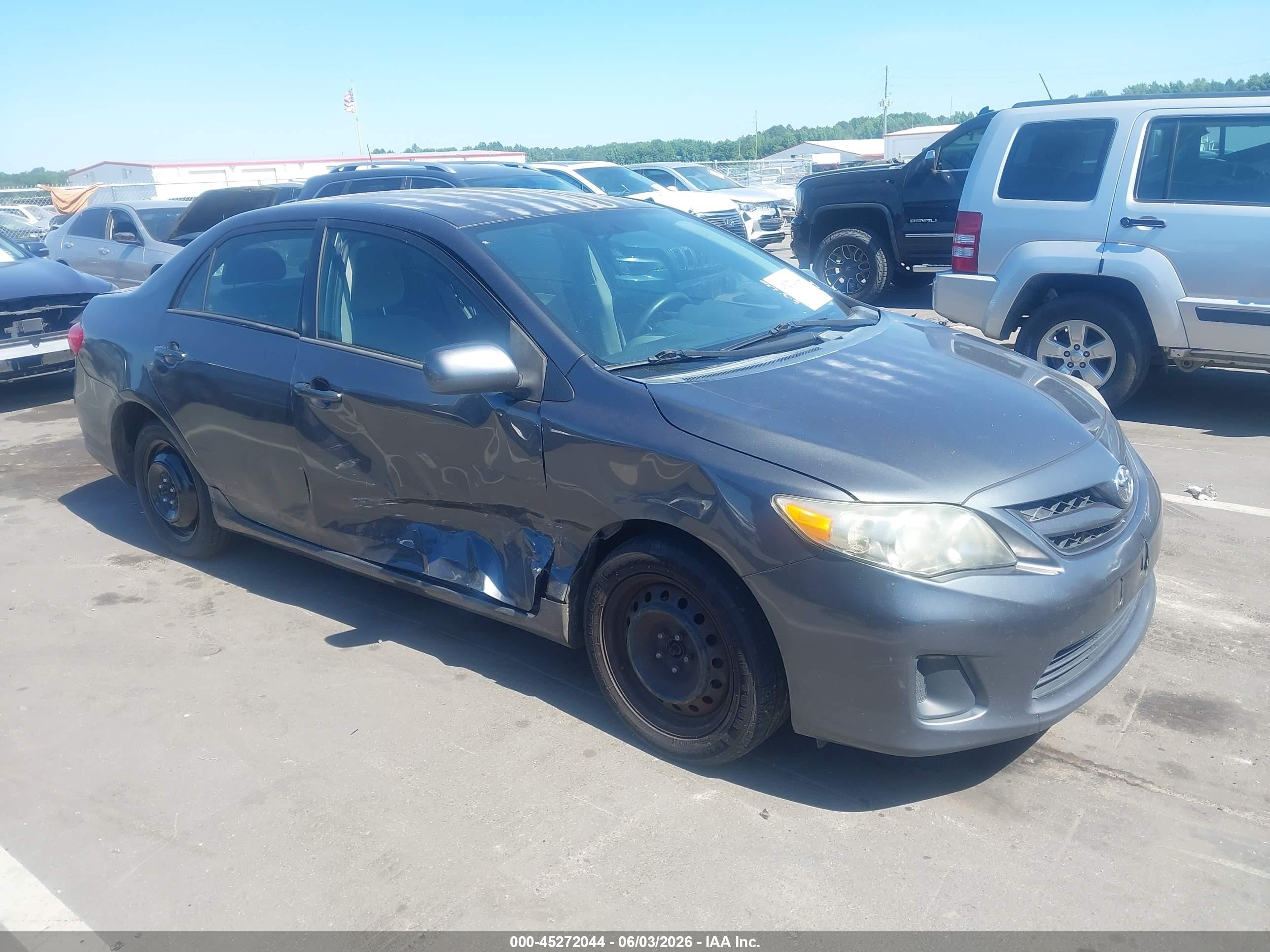 2012 Toyota Corolla Le Gray vin: 2T1BU4EE9CC870641