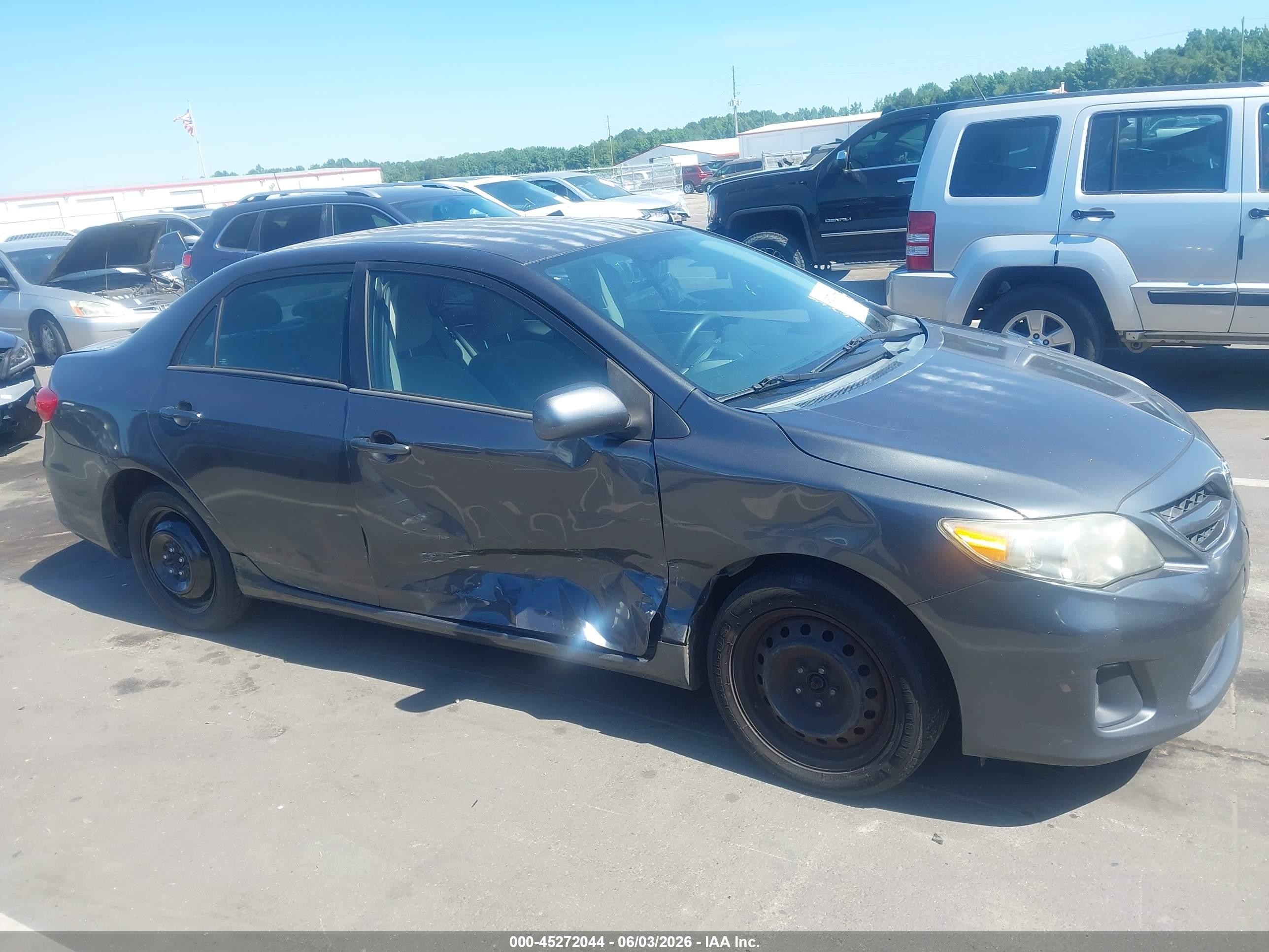 2012 Toyota Corolla Le Gray vin: 2T1BU4EE9CC870641