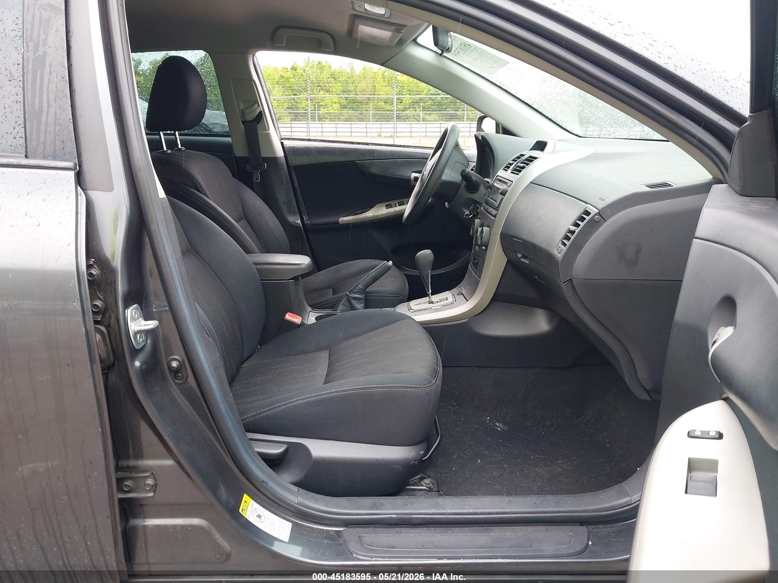 2012 Toyota Corolla S Gray vin: 2T1BU4EE9CC871496