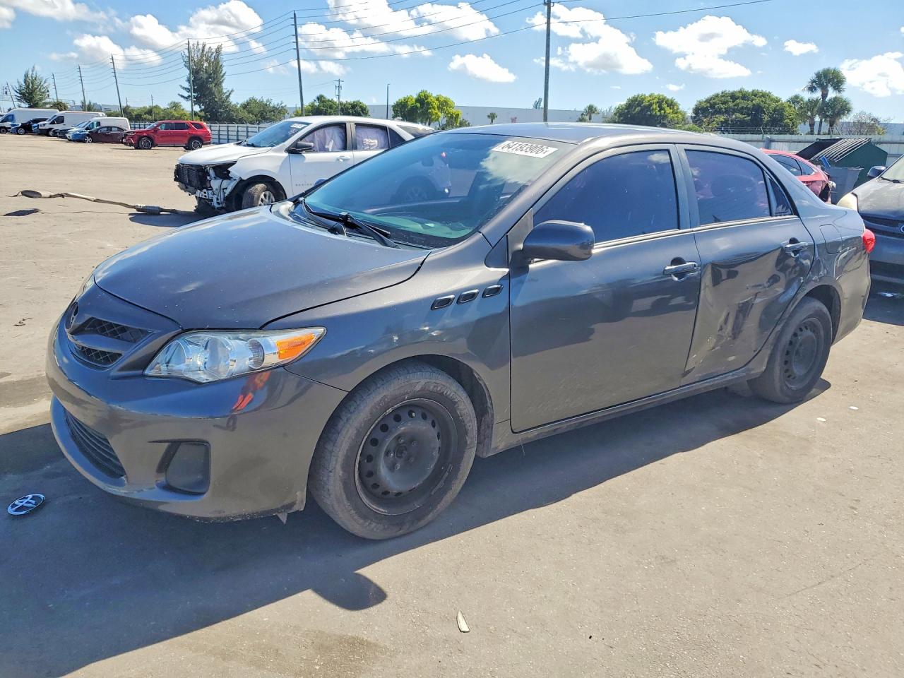 2012 Toyota Corolla L Черный vin: 2T1BU4EE9CC873801
