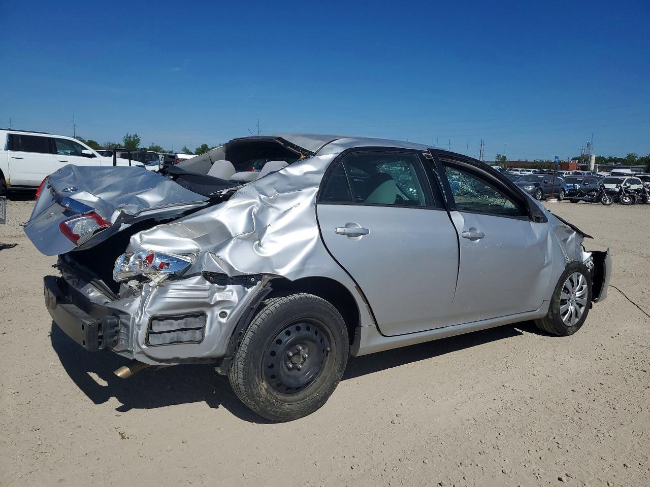 2012 Toyota Corolla Le Silver vin: 2T1BU4EE9CC874060