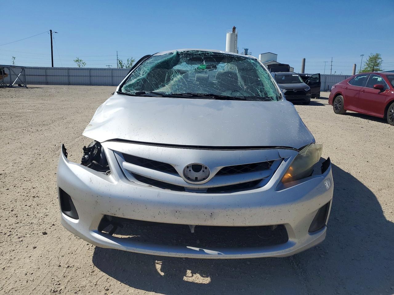 2012 Toyota Corolla Le Silver vin: 2T1BU4EE9CC874060