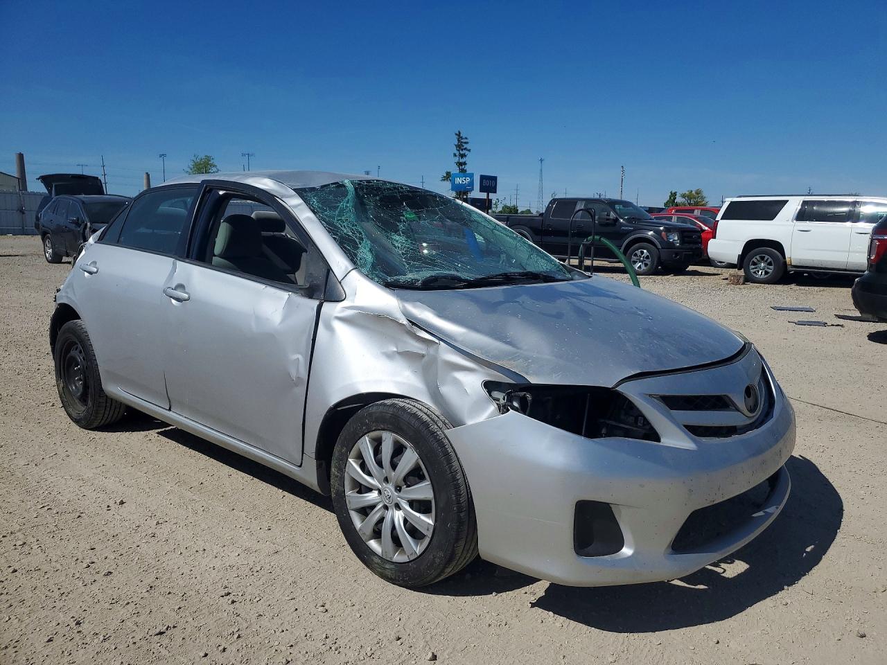 2012 Toyota Corolla Le Silver vin: 2T1BU4EE9CC874060