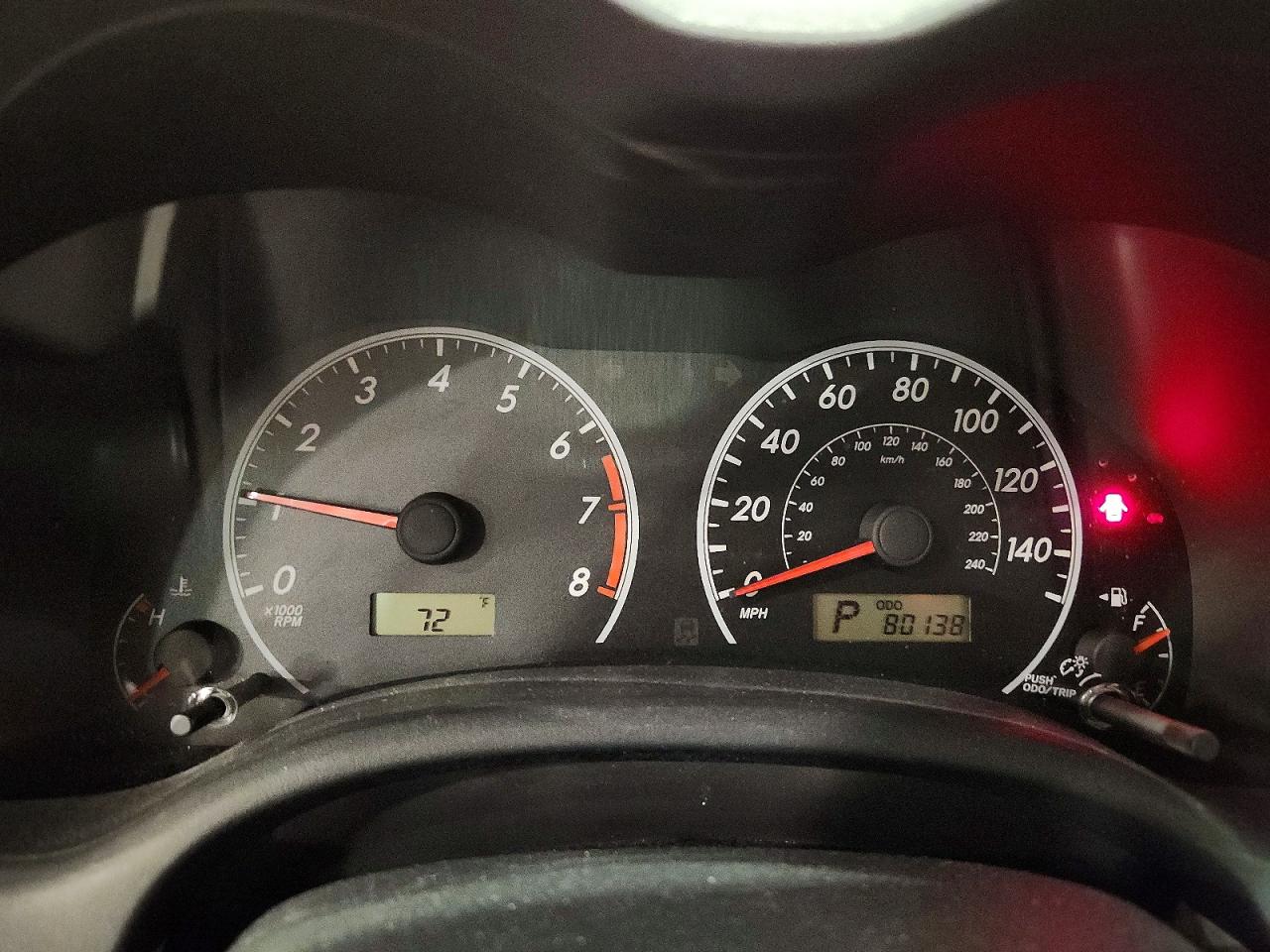 2012 Toyota Corolla Le Red vin: 2T1BU4EE9CC875435