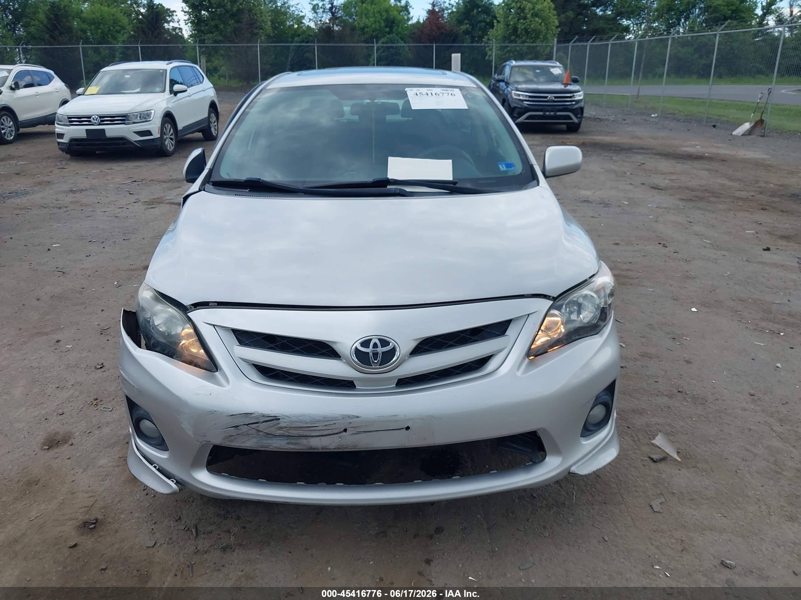 2012 Toyota Corolla S Silver vin: 2T1BU4EE9CC880537