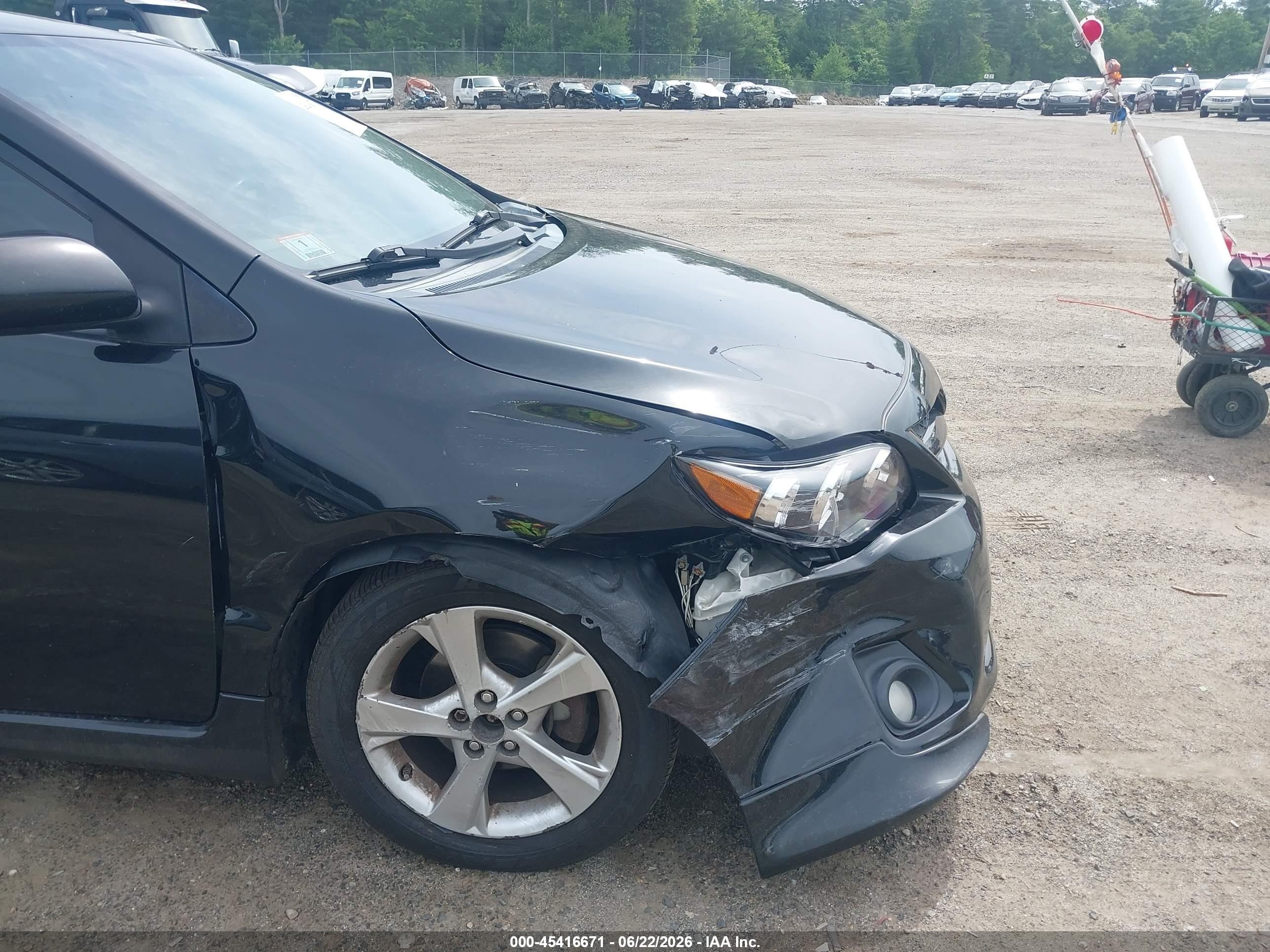 2012 Toyota Corolla S Black vin: 2T1BU4EE9CC885849