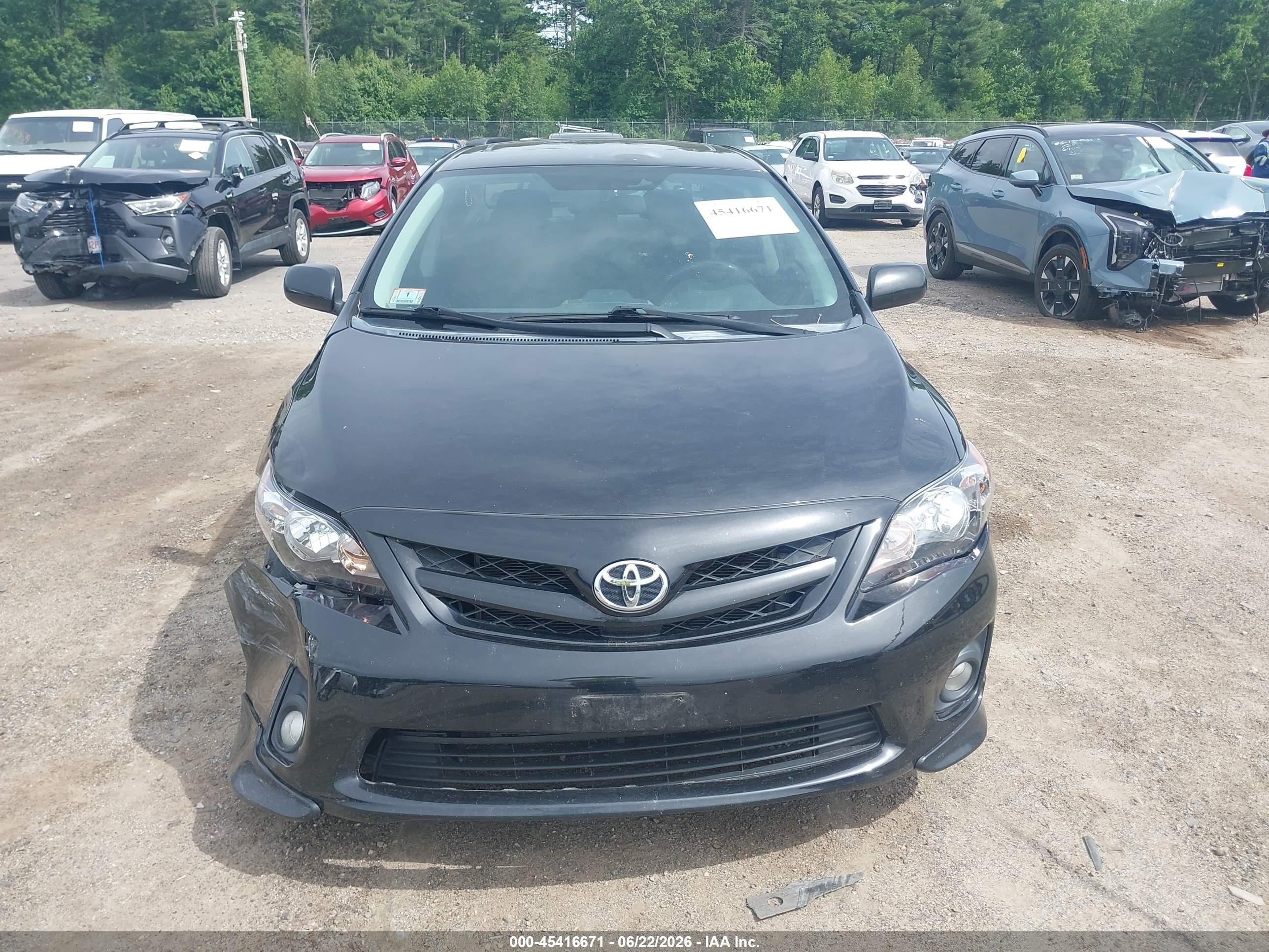 2012 Toyota Corolla S Black vin: 2T1BU4EE9CC885849