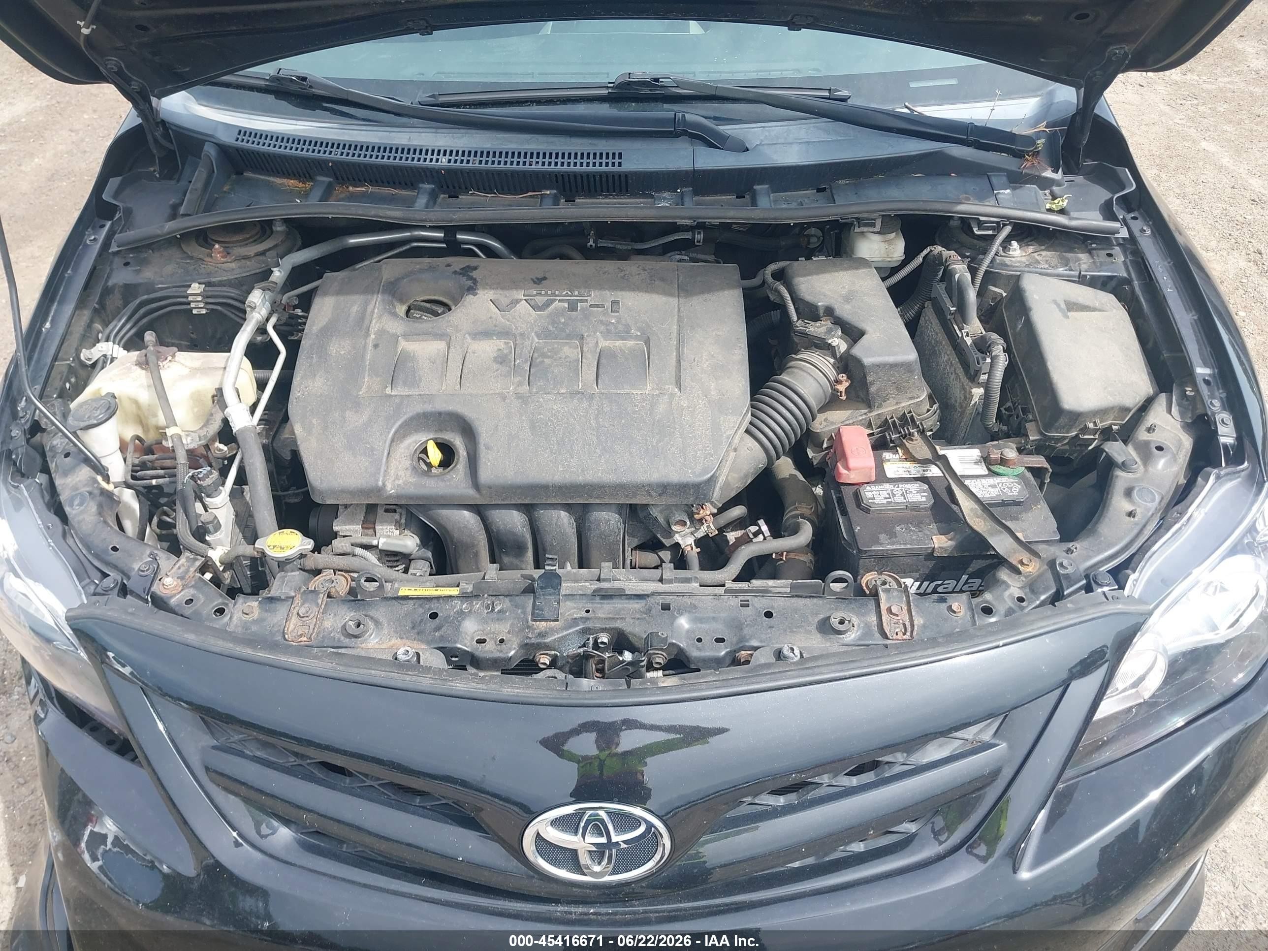 2012 Toyota Corolla S Black vin: 2T1BU4EE9CC885849