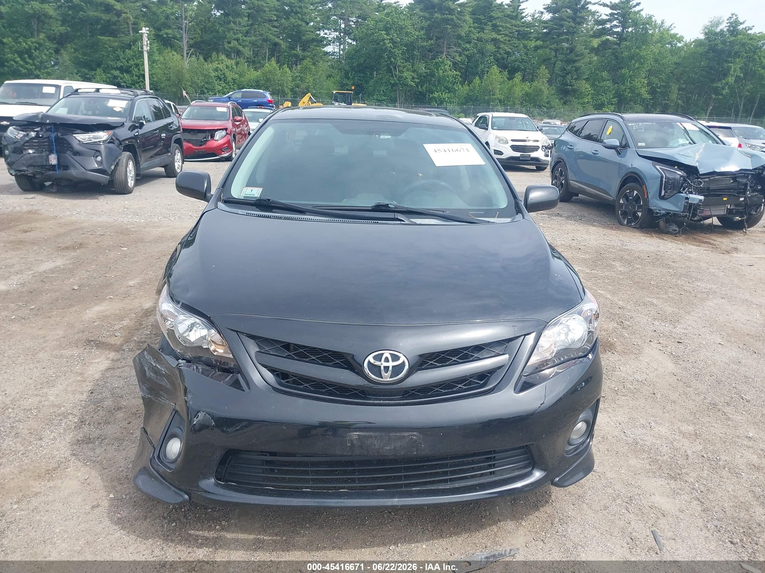 2012 Toyota Corolla S Black vin: 2T1BU4EE9CC885849