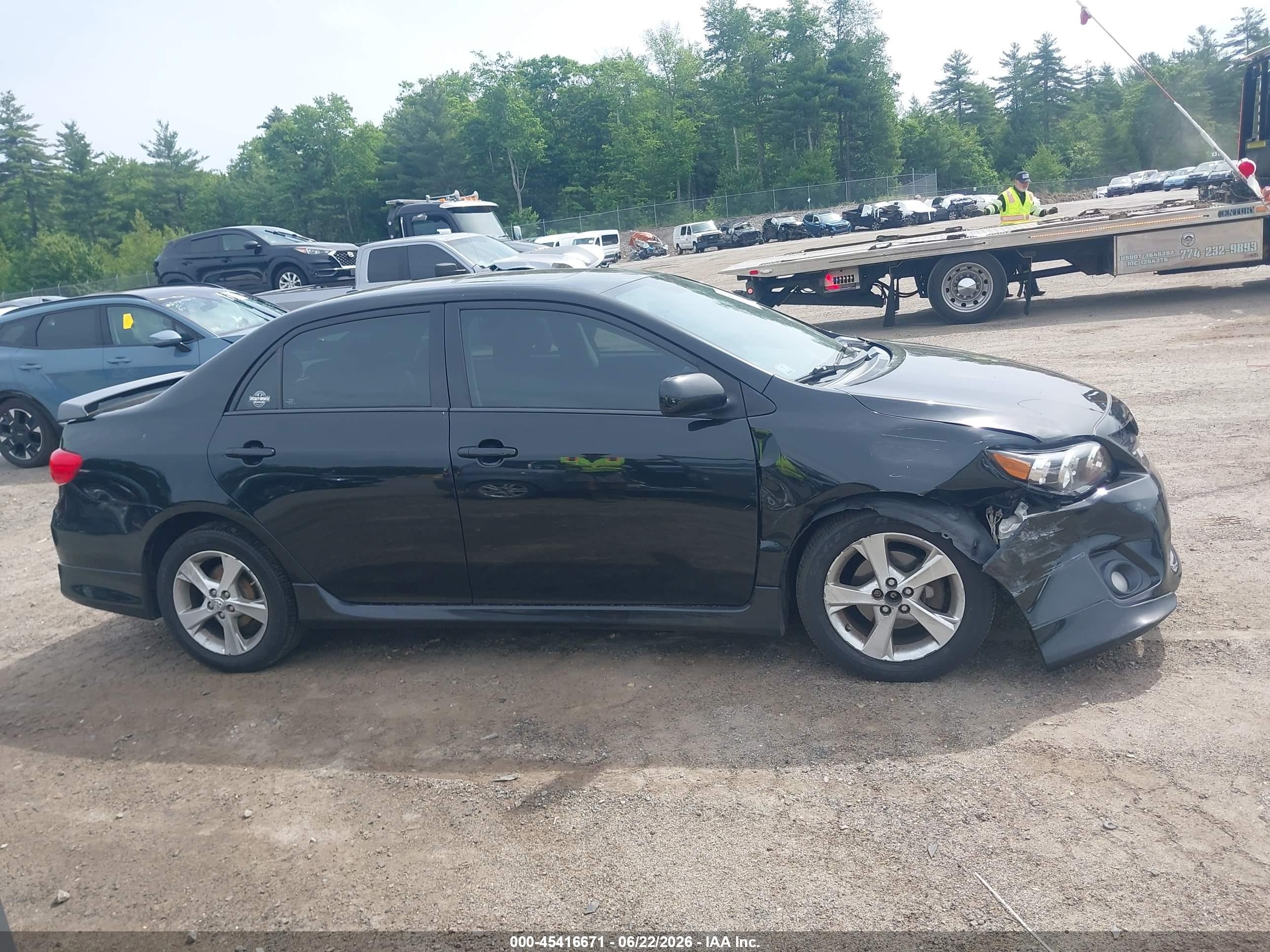 2012 Toyota Corolla S Black vin: 2T1BU4EE9CC885849