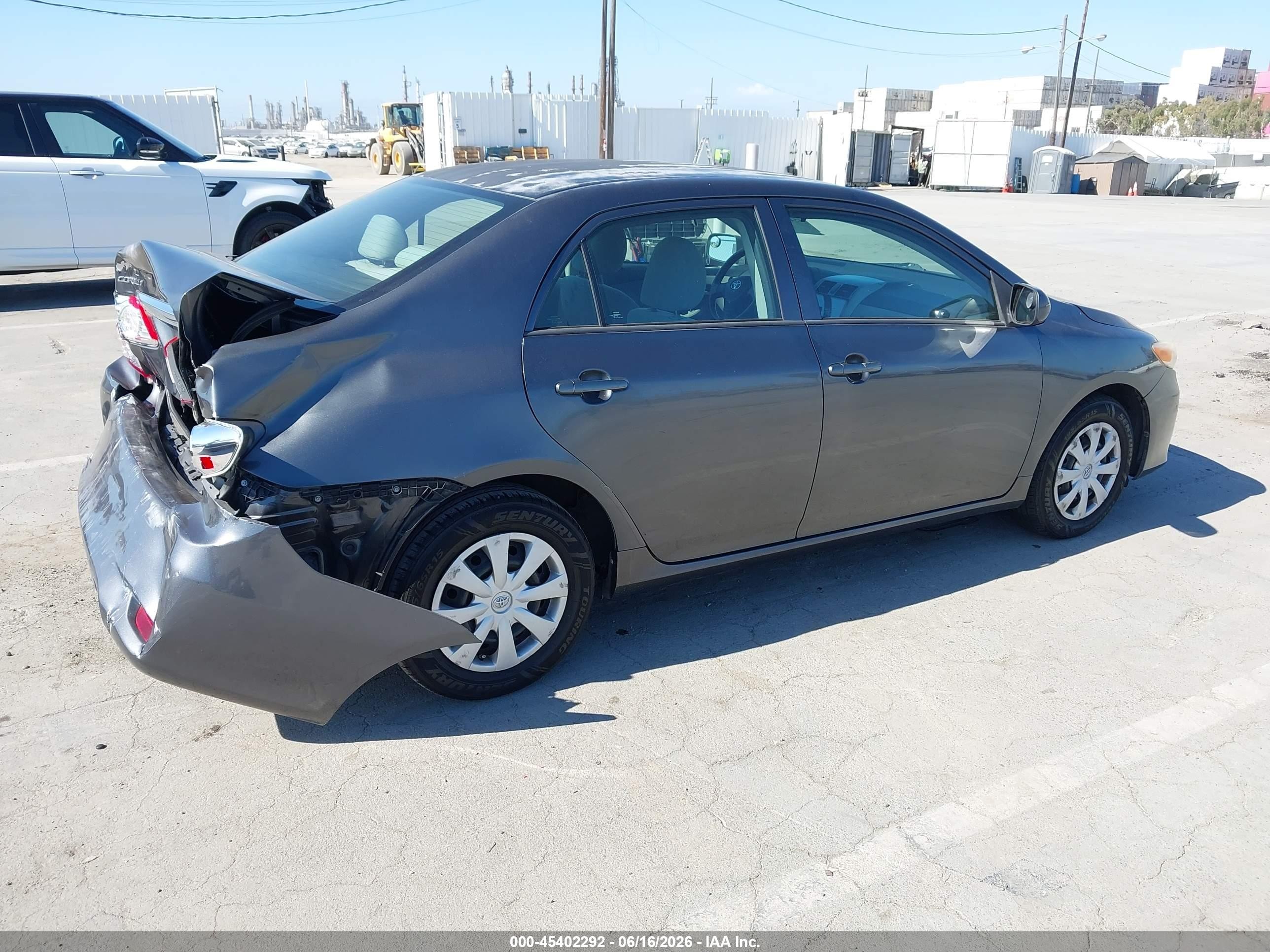 2012 Toyota Corolla L Gray vin: 2T1BU4EE9CC889531