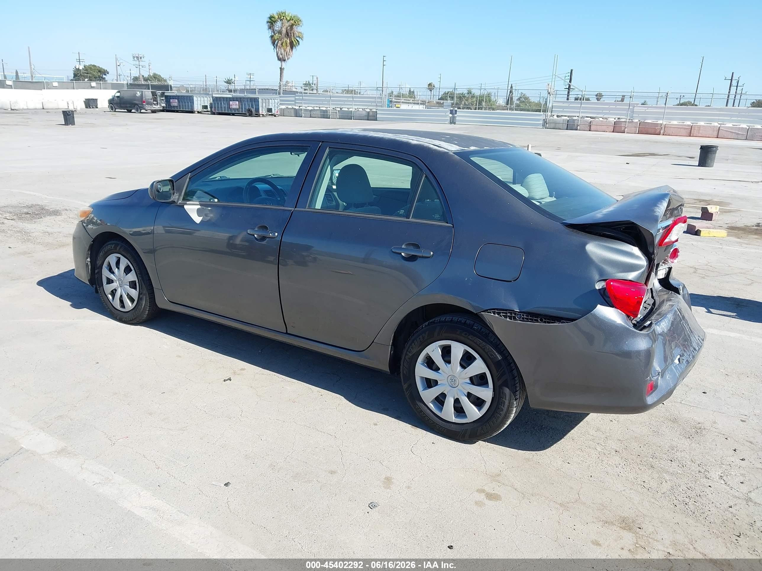 2012 Toyota Corolla L Gray vin: 2T1BU4EE9CC889531