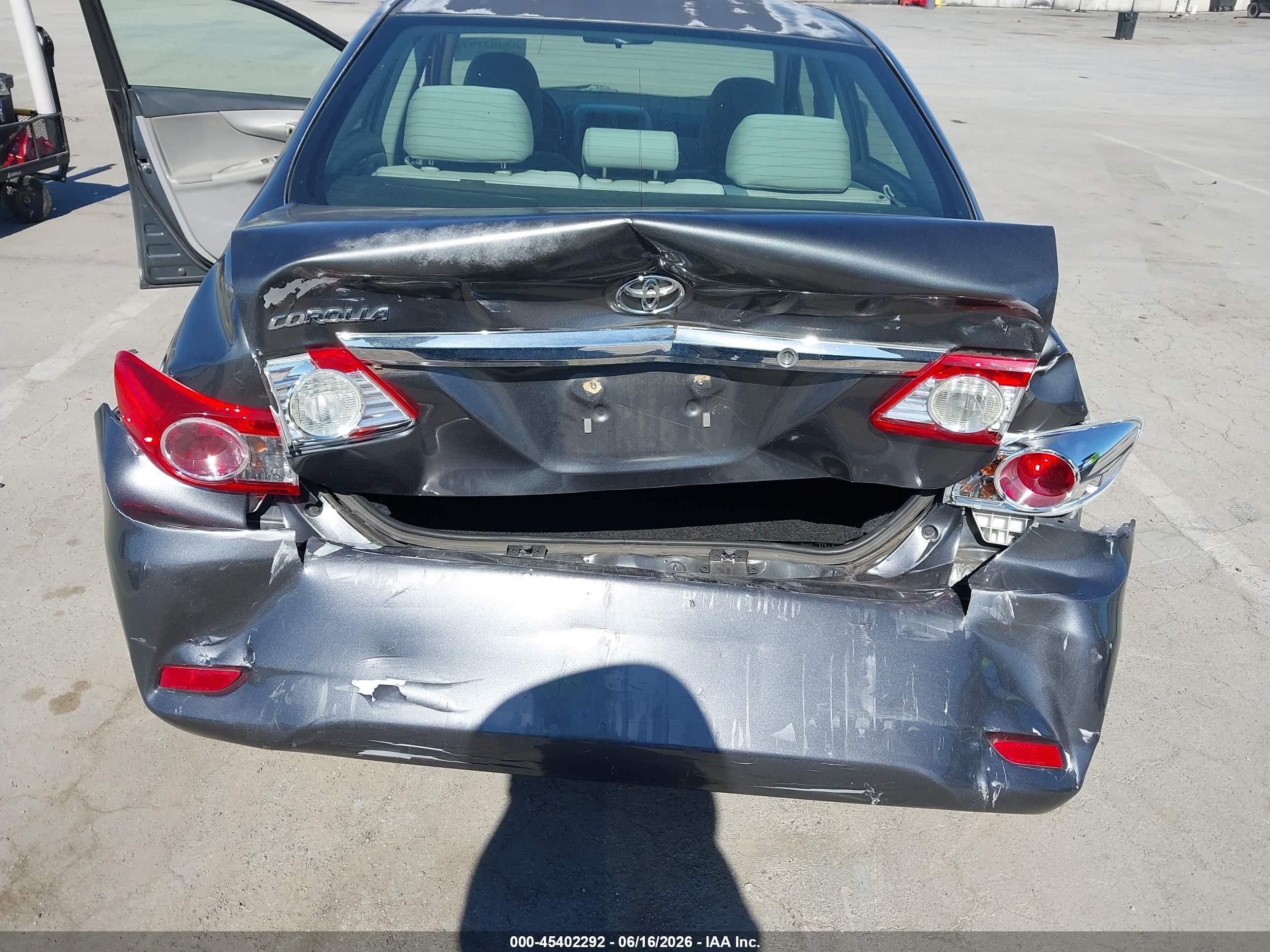 2012 Toyota Corolla L Gray vin: 2T1BU4EE9CC889531