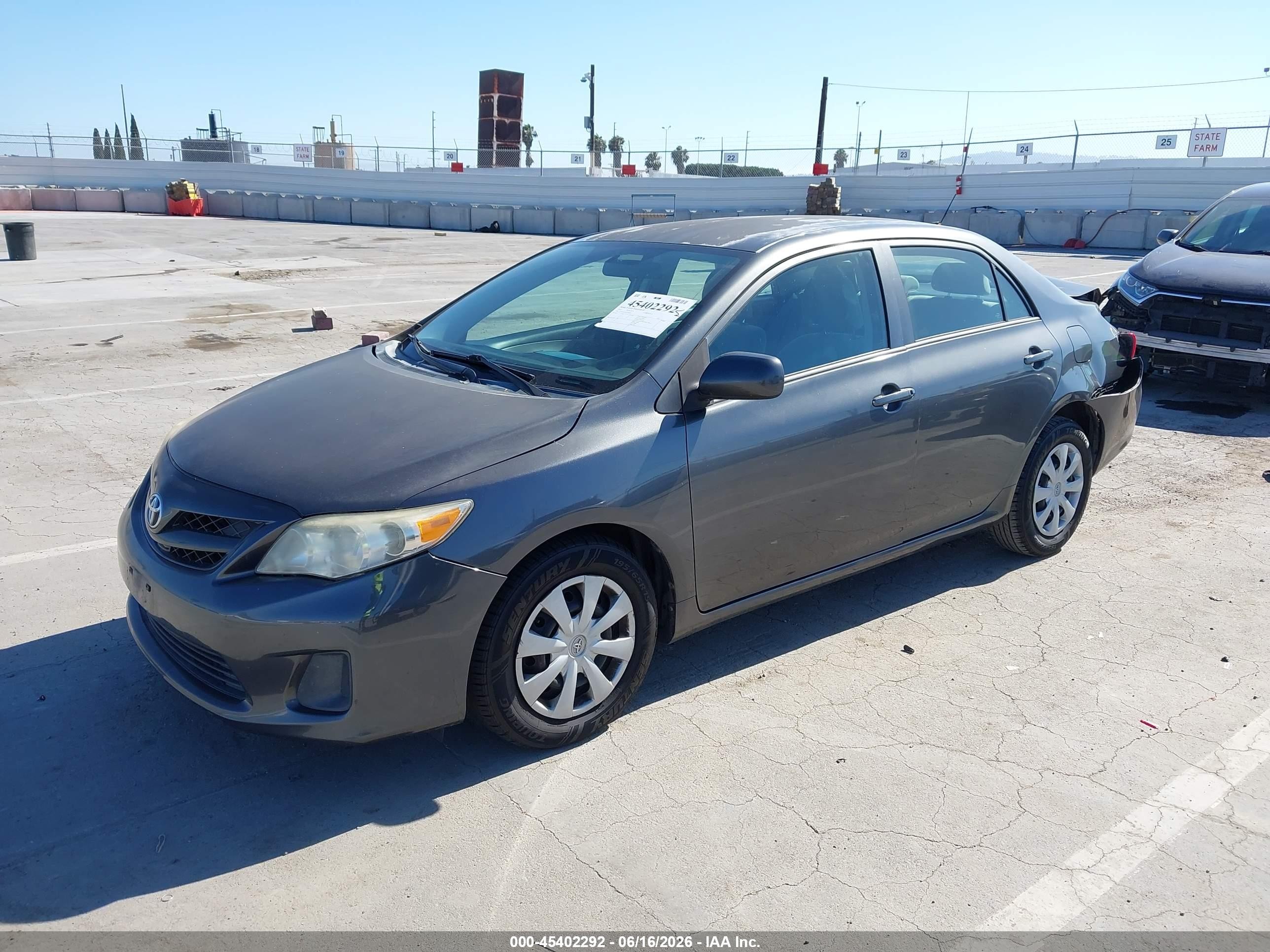 2012 Toyota Corolla L Gray vin: 2T1BU4EE9CC889531