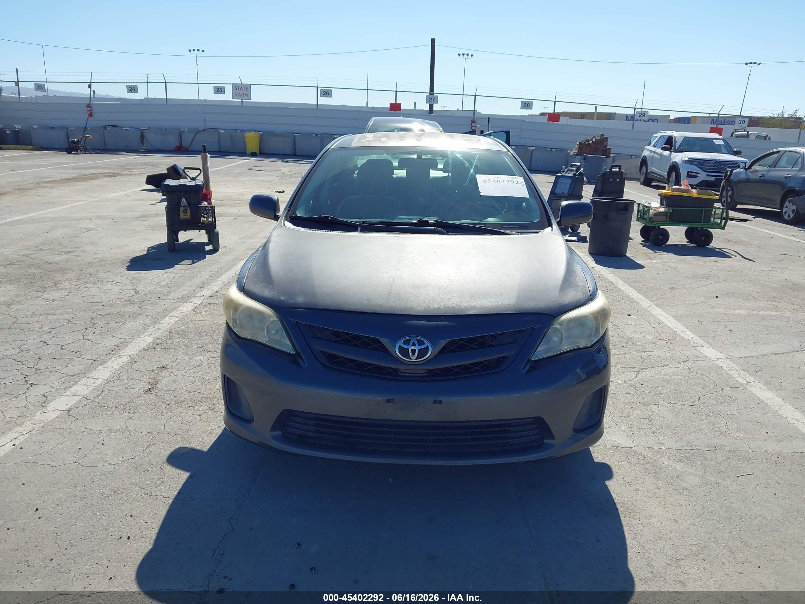 2012 Toyota Corolla L Gray vin: 2T1BU4EE9CC889531
