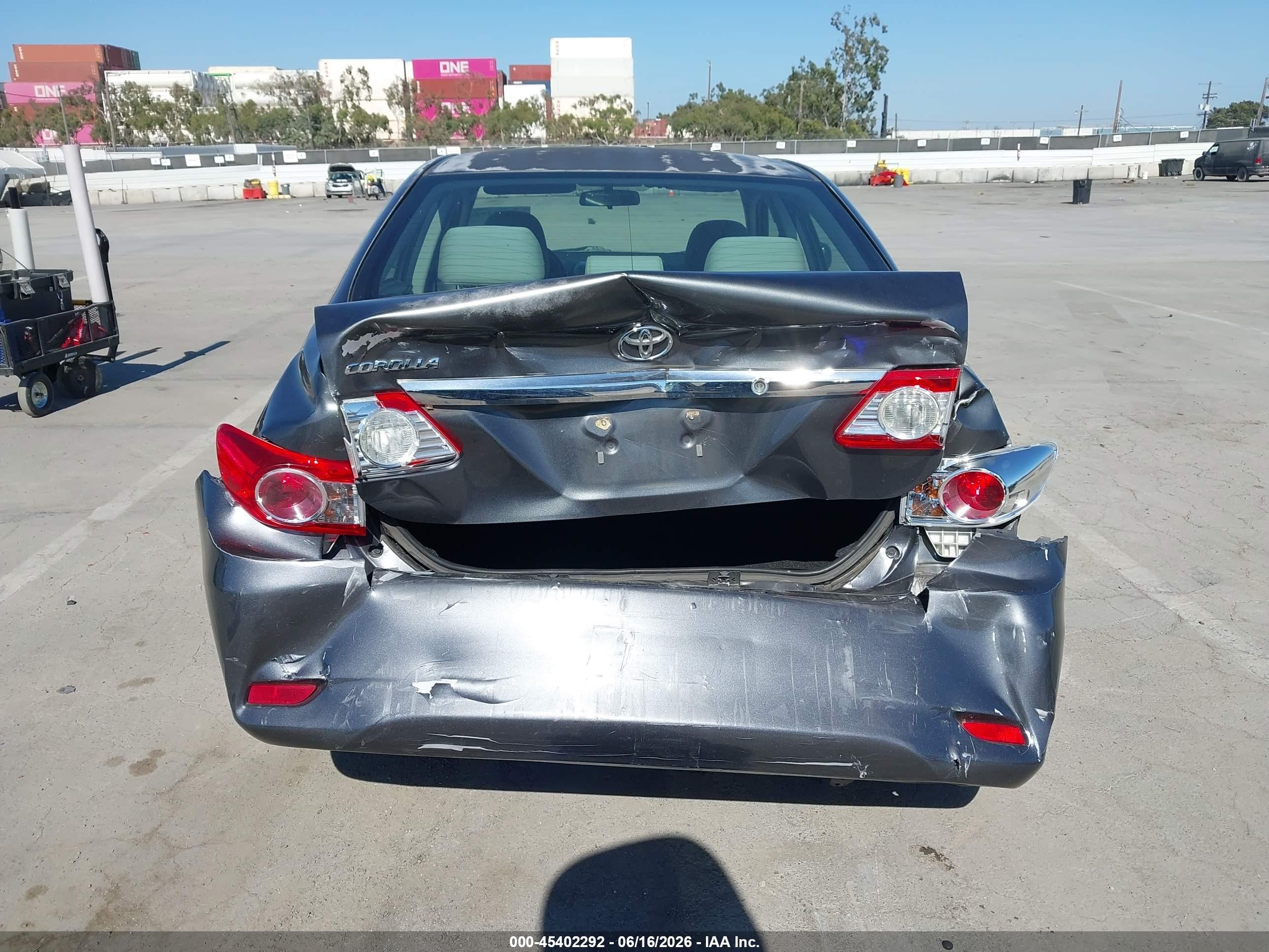 2012 Toyota Corolla L Gray vin: 2T1BU4EE9CC889531