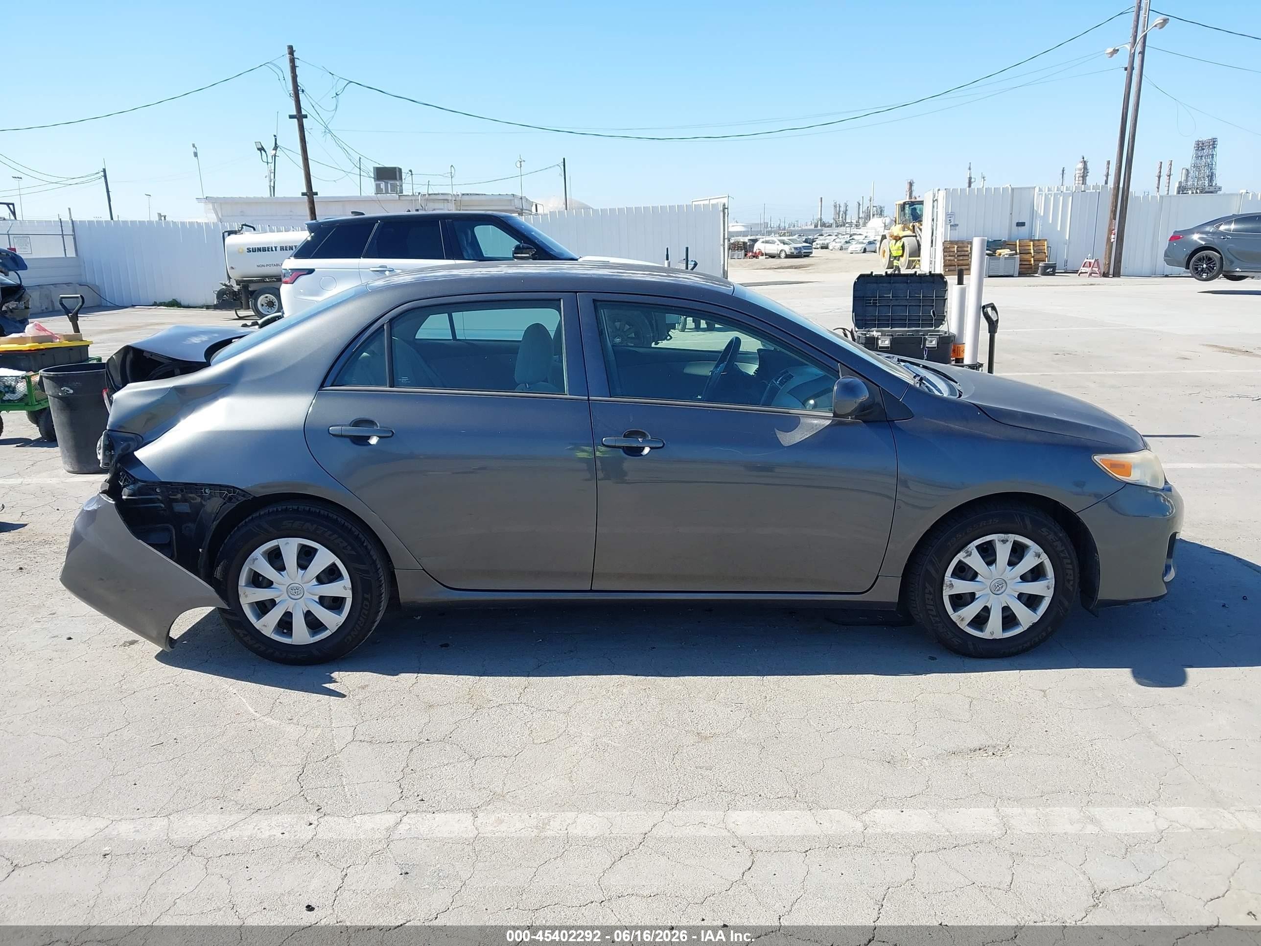 2012 Toyota Corolla L Gray vin: 2T1BU4EE9CC889531