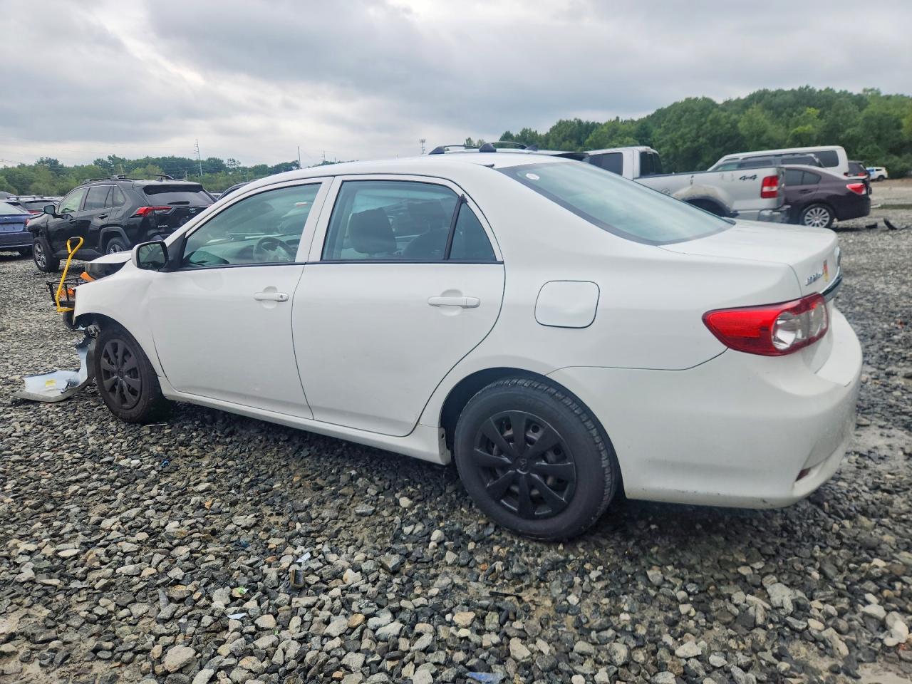 2012 Toyota Corolla L Белый vin: 2T1BU4EE9CC899296