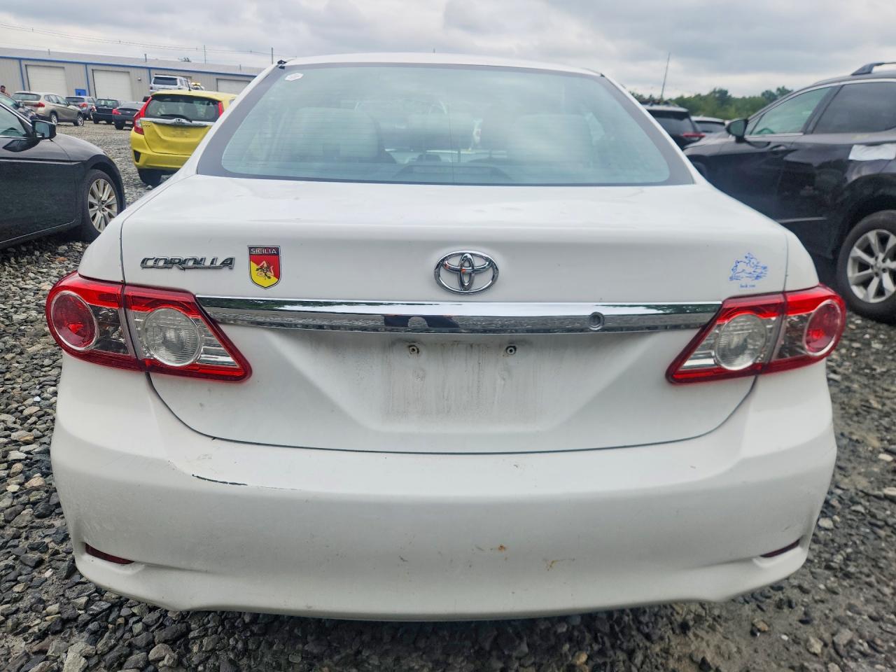 2012 Toyota Corolla L Белый vin: 2T1BU4EE9CC899296