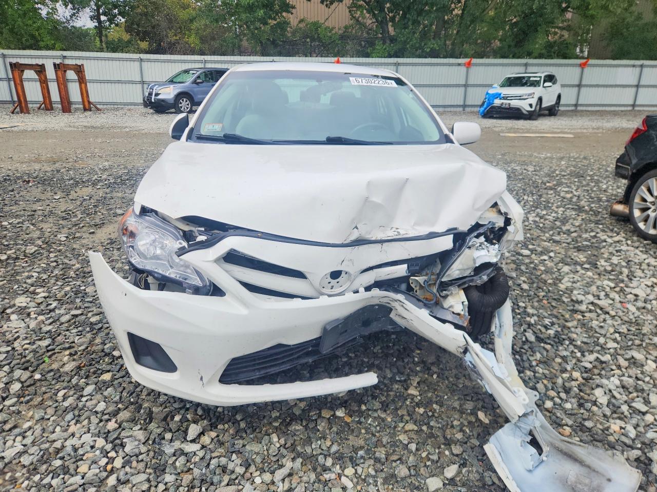2012 Toyota Corolla L Белый vin: 2T1BU4EE9CC899296