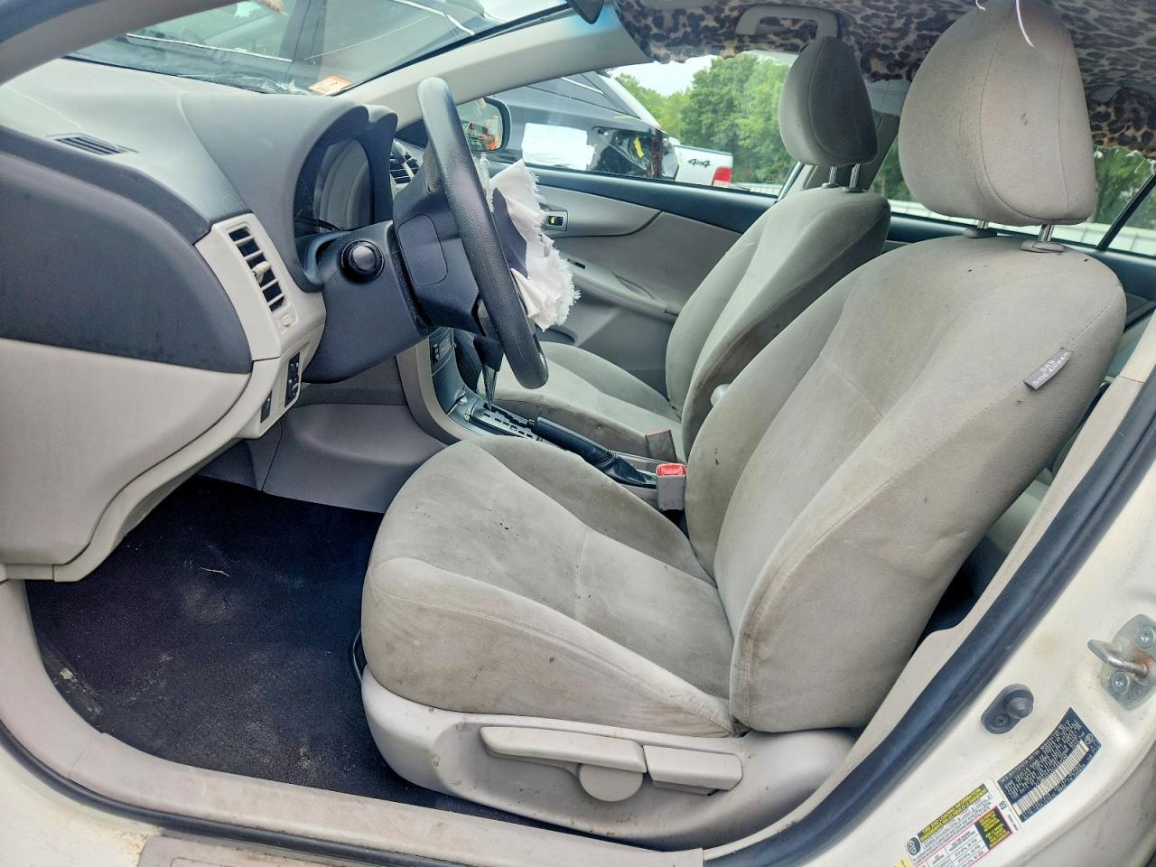 2012 Toyota Corolla L Белый vin: 2T1BU4EE9CC899296