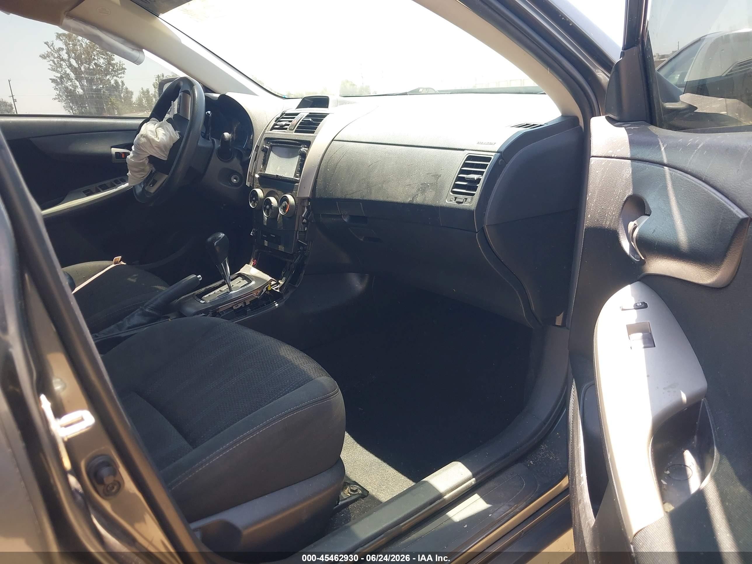 2012 Toyota Corolla S Gray vin: 2T1BU4EE9CC899587