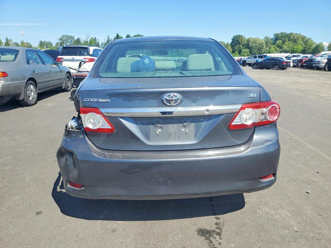 2012 Toyota Corolla Le Gray vin: 2T1BU4EE9CC900690