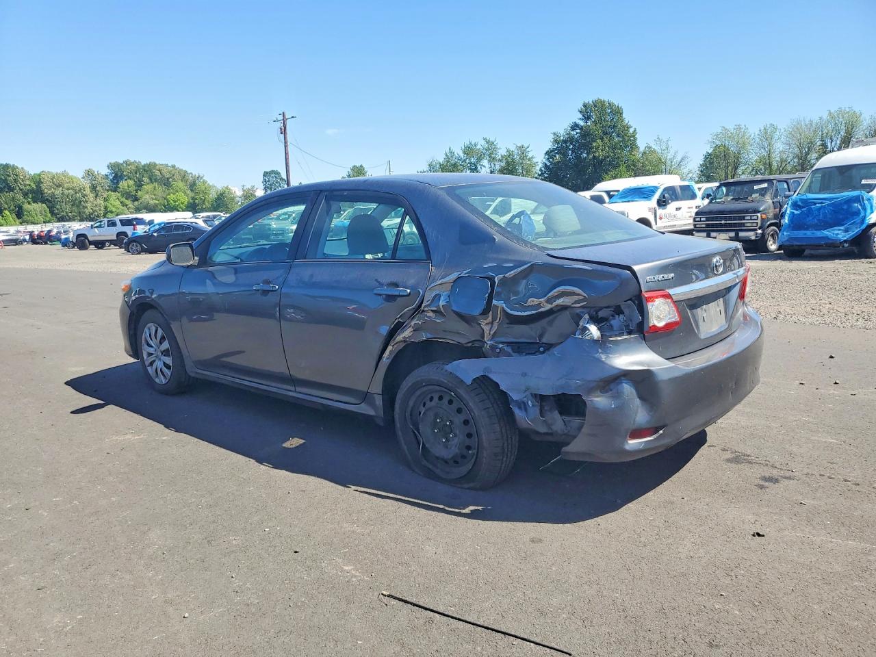2012 Toyota Corolla Le Gray vin: 2T1BU4EE9CC900690