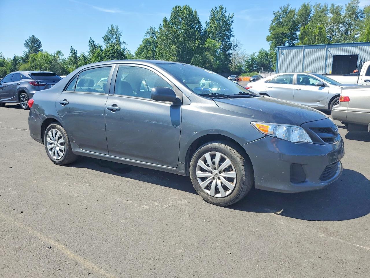 2012 Toyota Corolla Le Gray vin: 2T1BU4EE9CC900690