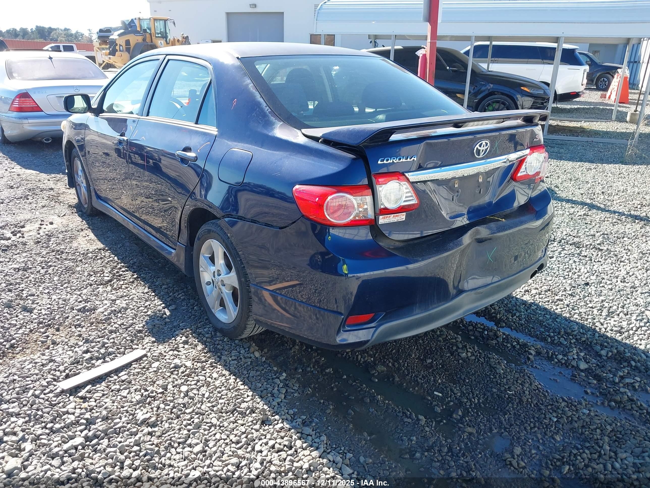 2012 Toyota Corolla S Blue vin: 2T1BU4EE9CC907431