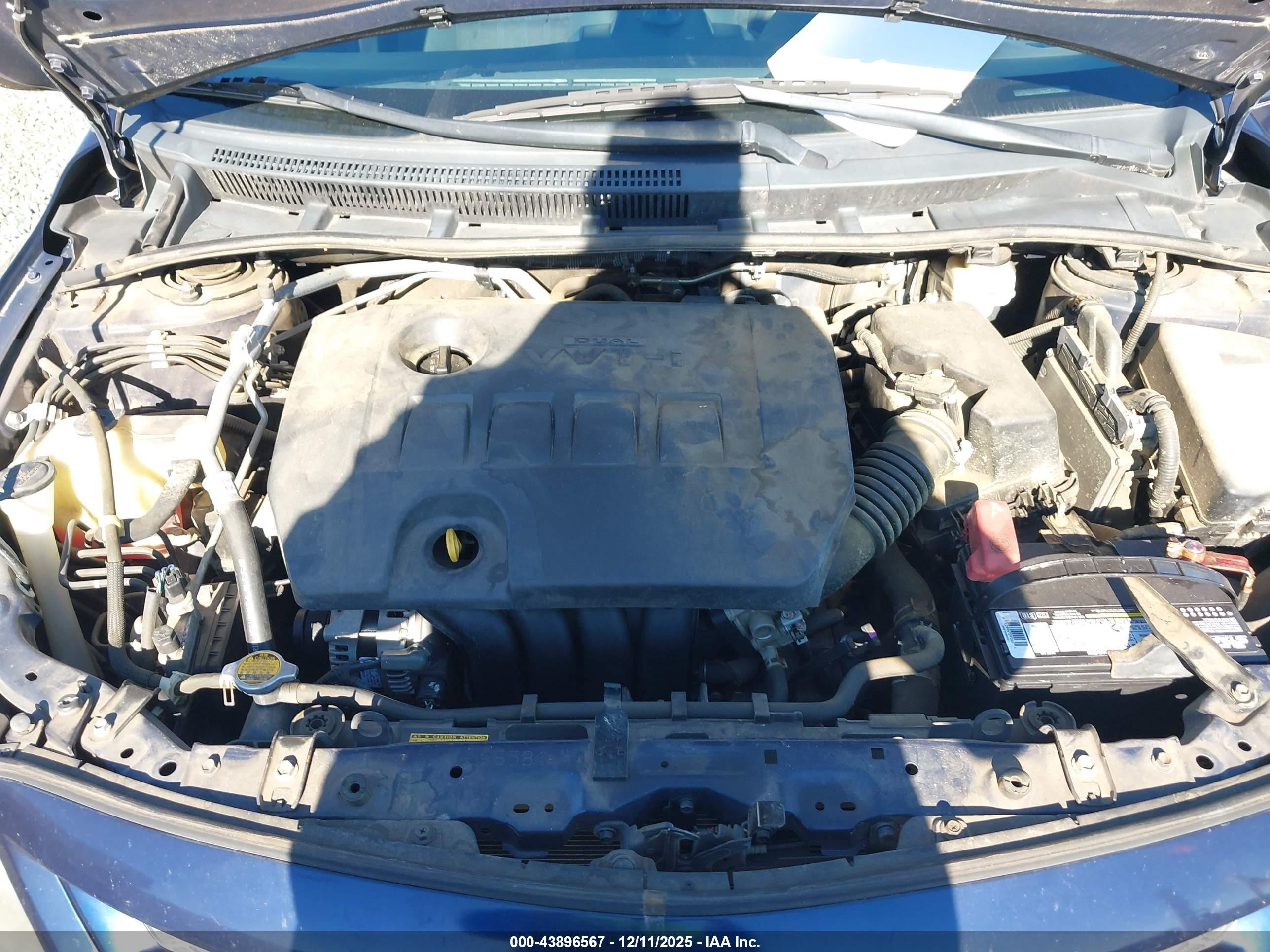 2012 Toyota Corolla S Blue vin: 2T1BU4EE9CC907431