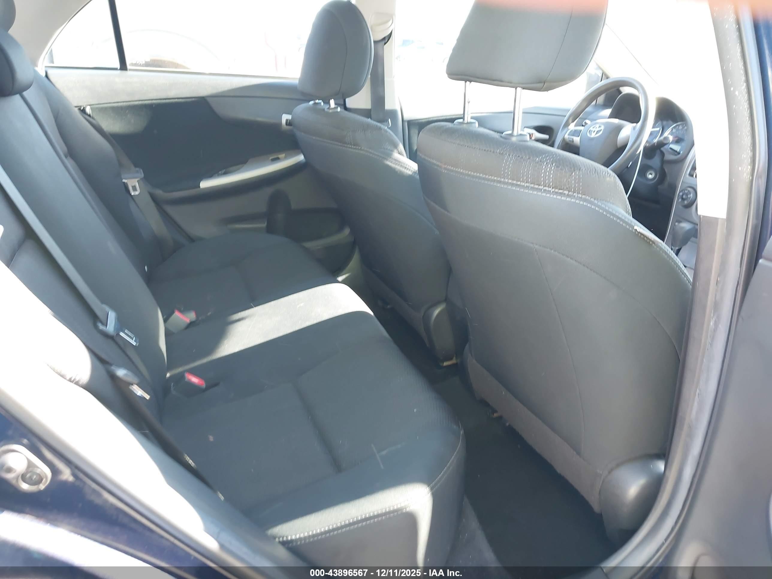 2012 Toyota Corolla S Blue vin: 2T1BU4EE9CC907431