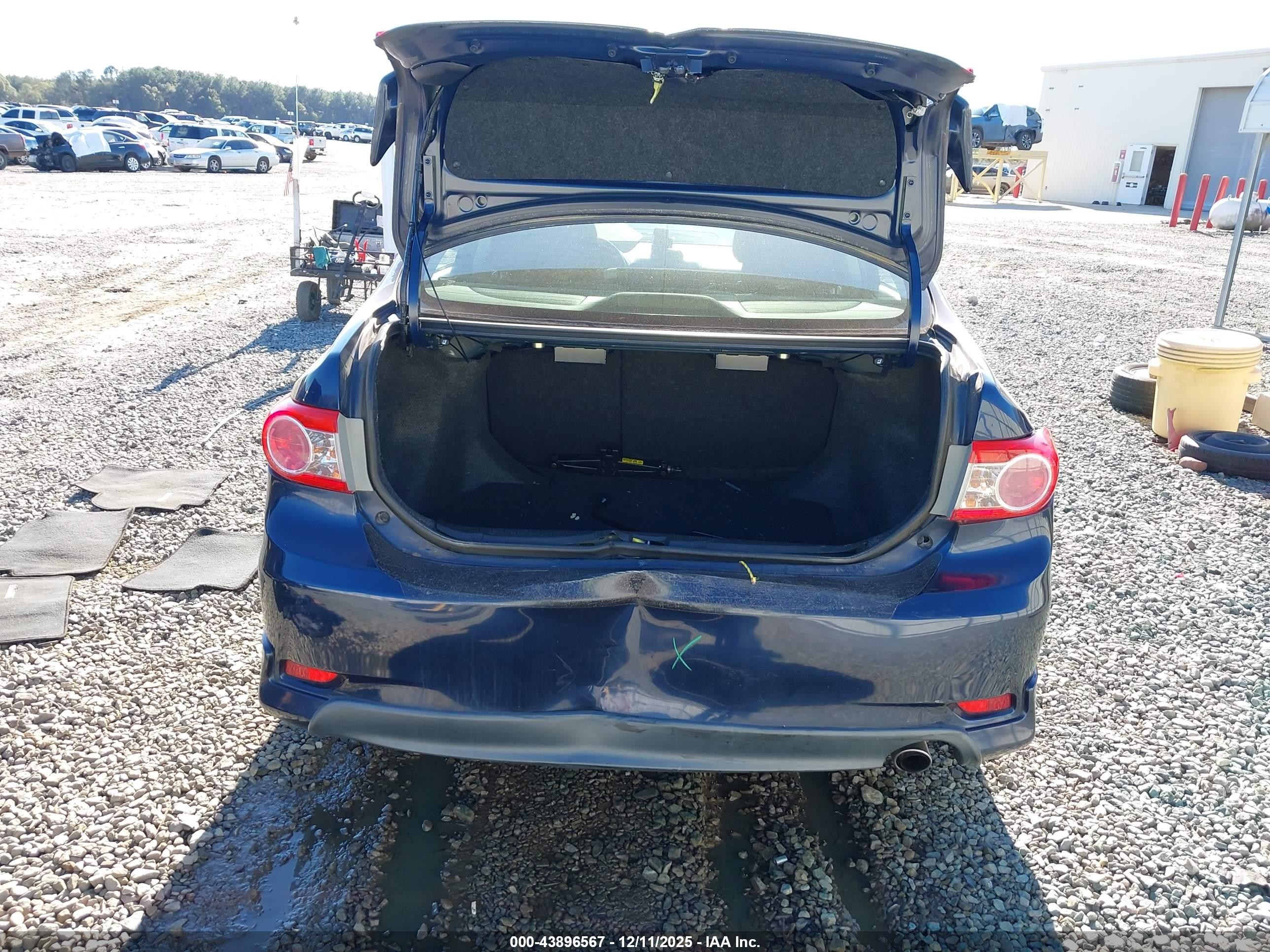 2012 Toyota Corolla S Blue vin: 2T1BU4EE9CC907431