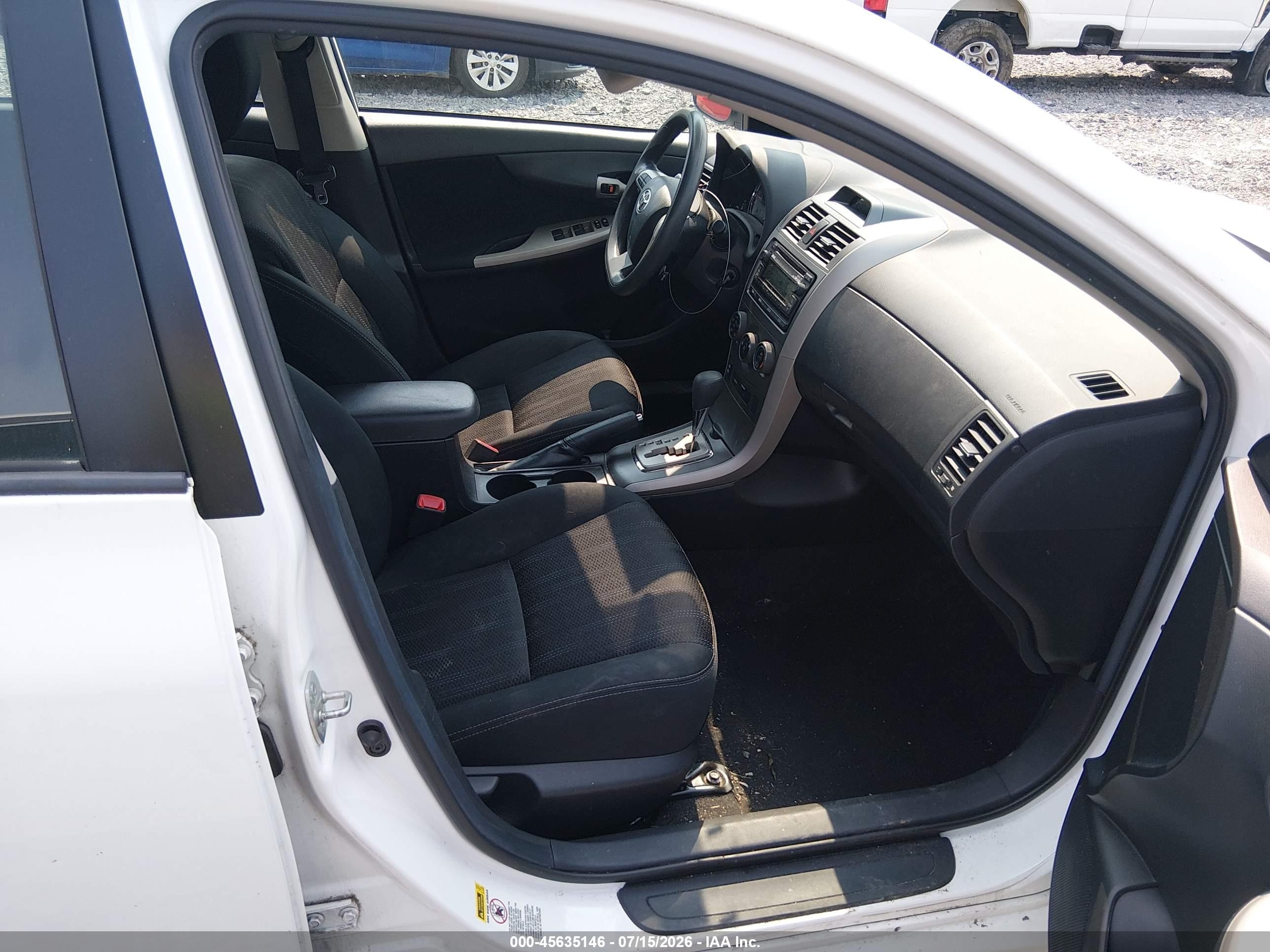 2012 Toyota Corolla S White vin: 2T1BU4EE9CC908904
