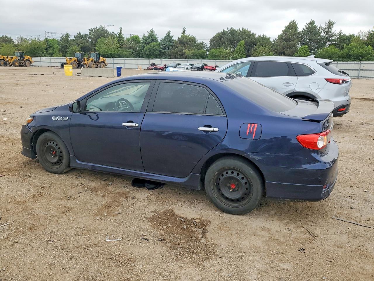 2012 Toyota Corolla S Blue vin: 2T1BU4EE9CC910975