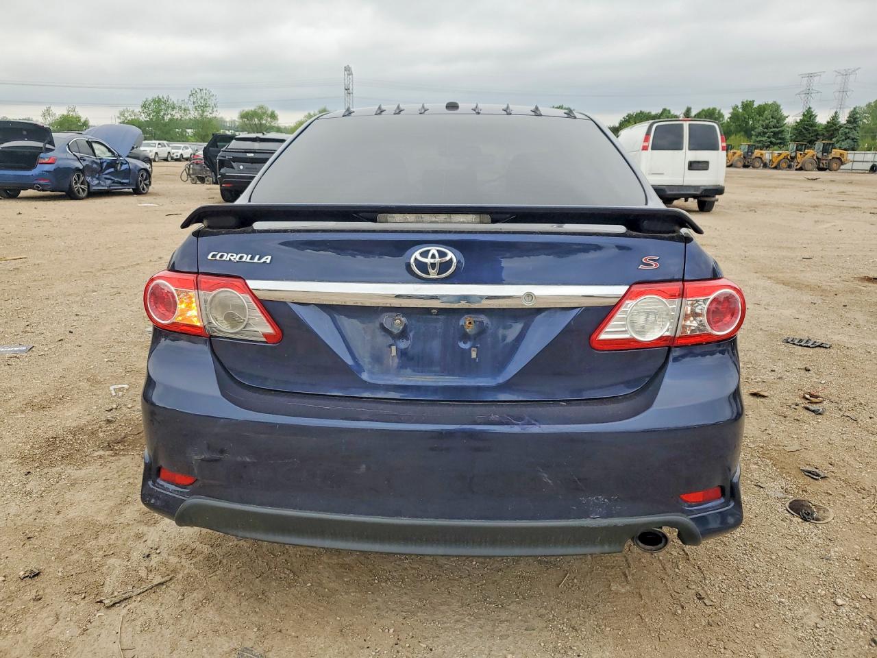 2012 Toyota Corolla S Blue vin: 2T1BU4EE9CC910975