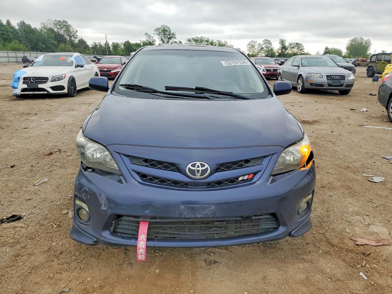 2012 Toyota Corolla S Blue vin: 2T1BU4EE9CC910975