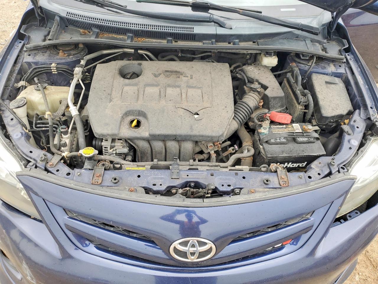 2012 Toyota Corolla S Blue vin: 2T1BU4EE9CC910975