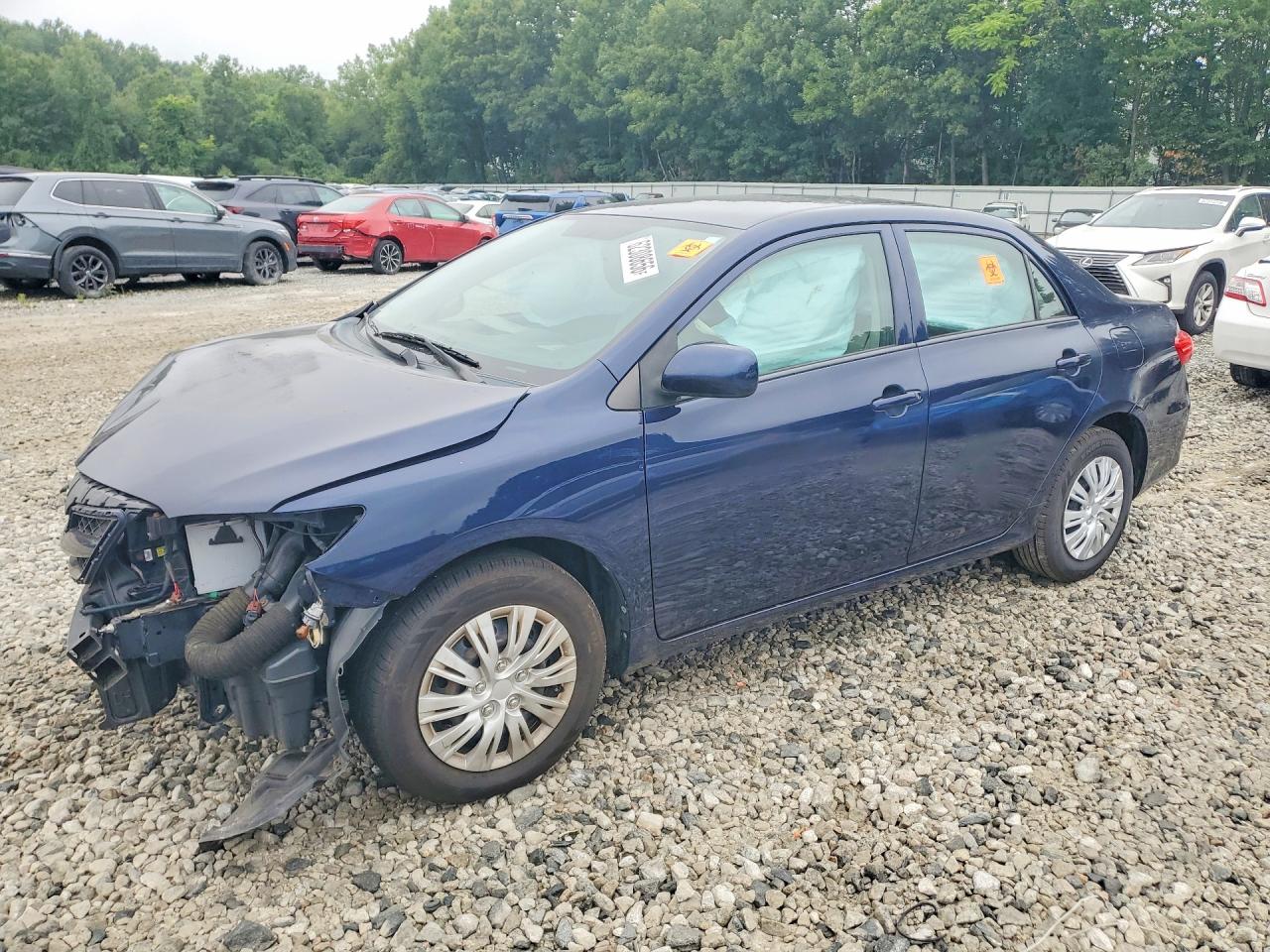 2013 Toyota Corolla L Blue vin: 2T1BU4EE9DC012202