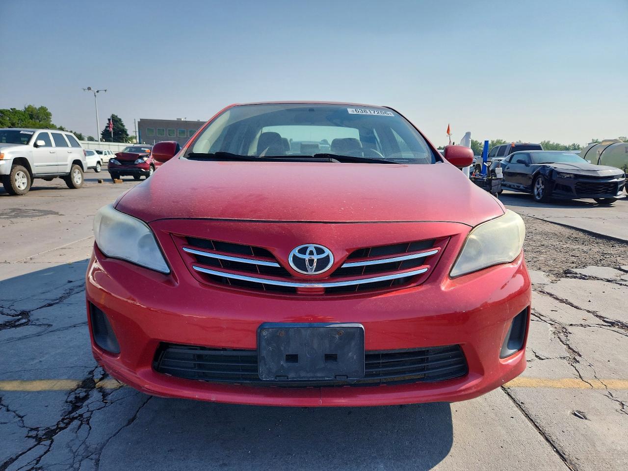 2013 Toyota Corolla Le Red vin: 2T1BU4EE9DC013656