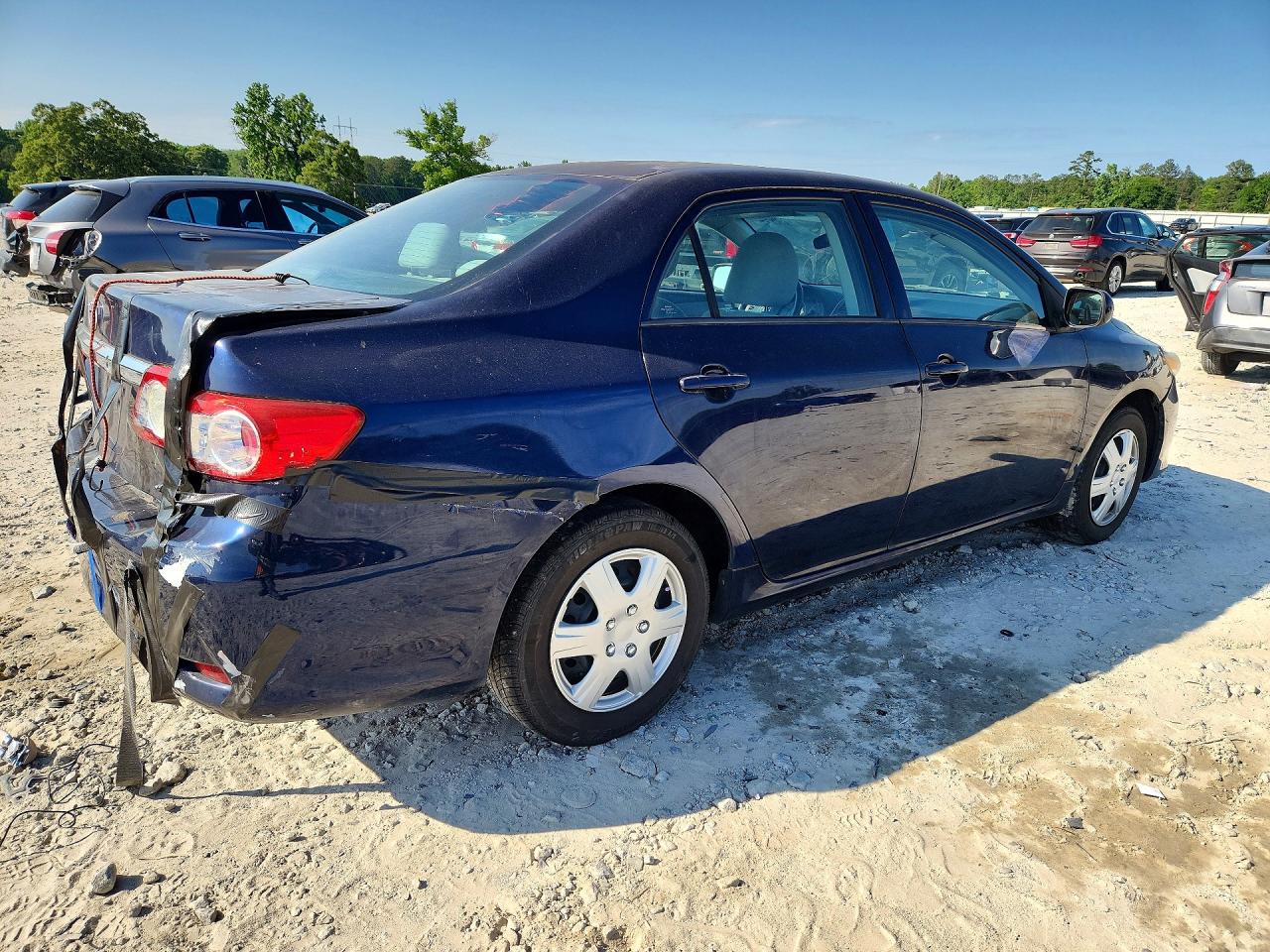 2013 Toyota Corolla L Blue vin: 2T1BU4EE9DC031185