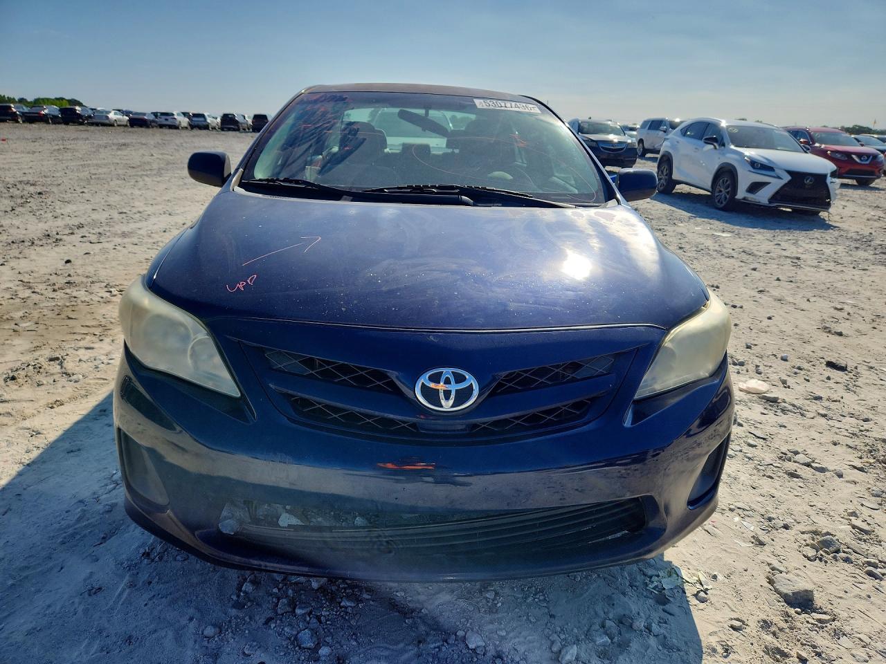 2013 Toyota Corolla L Blue vin: 2T1BU4EE9DC031185