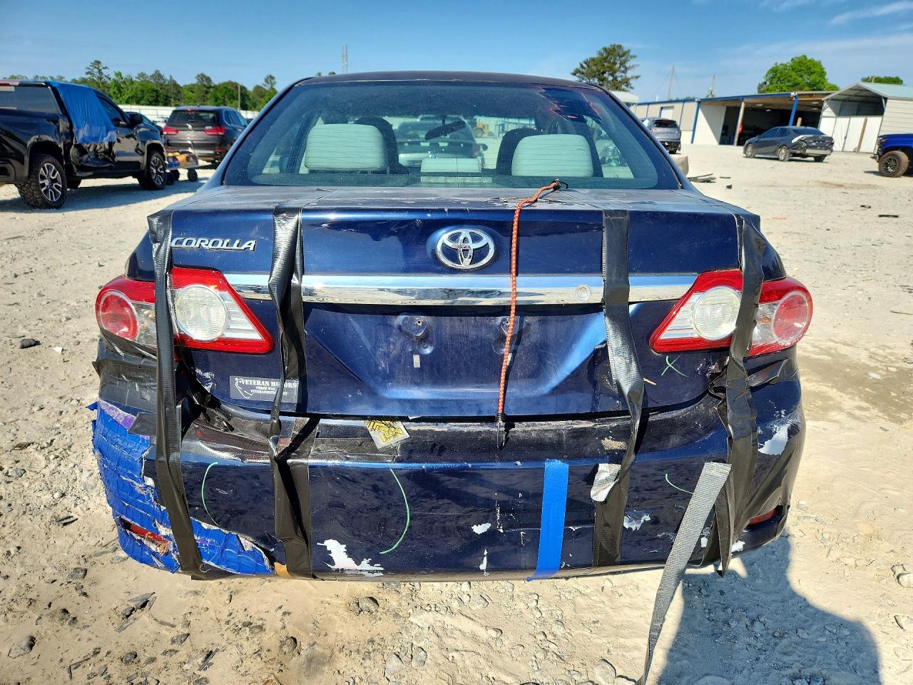 2013 Toyota Corolla L Blue vin: 2T1BU4EE9DC031185