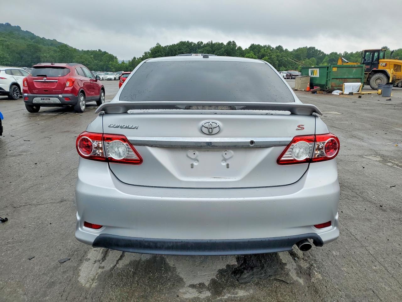 2013 Toyota Corolla S Silver vin: 2T1BU4EE9DC063019