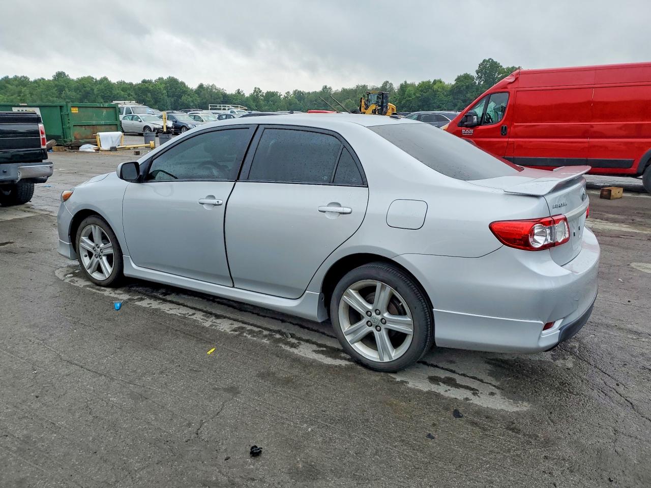 2013 Toyota Corolla S Silver vin: 2T1BU4EE9DC063019