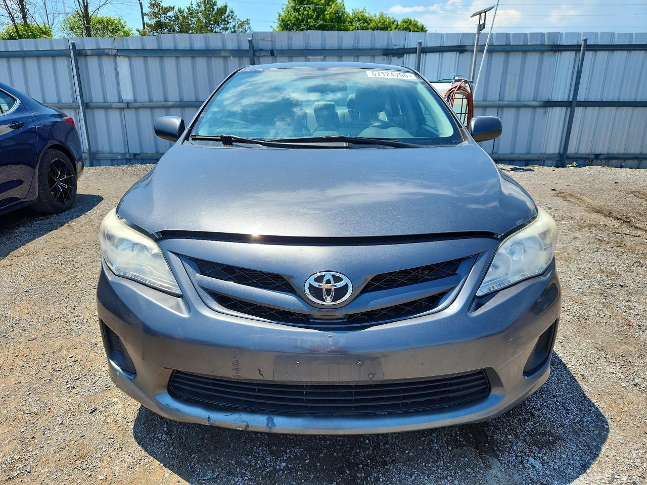 2013 Toyota Corolla L Gray vin: 2T1BU4EE9DC074828