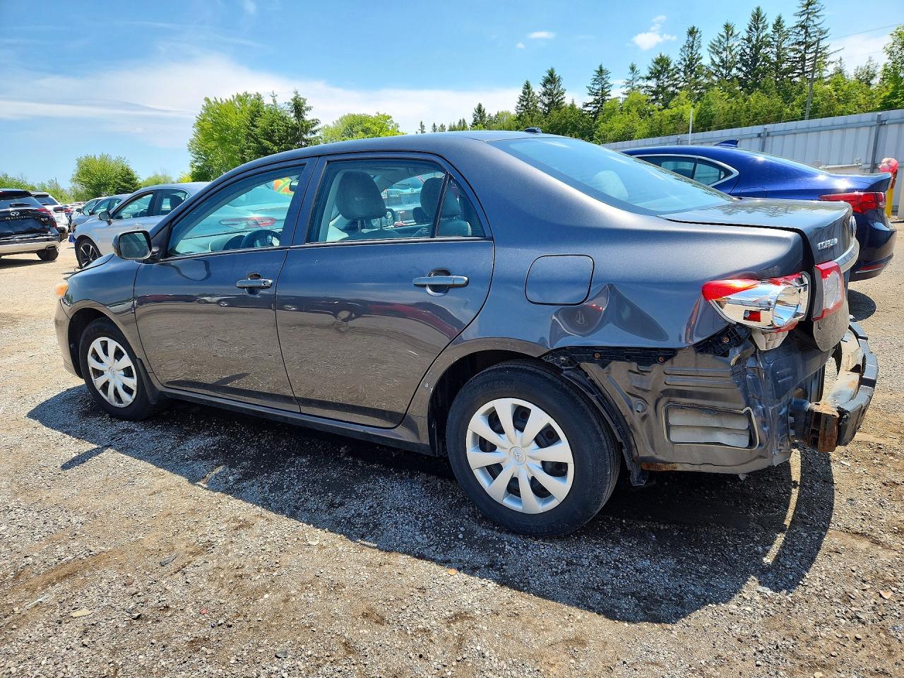 2013 Toyota Corolla L Gray vin: 2T1BU4EE9DC074828