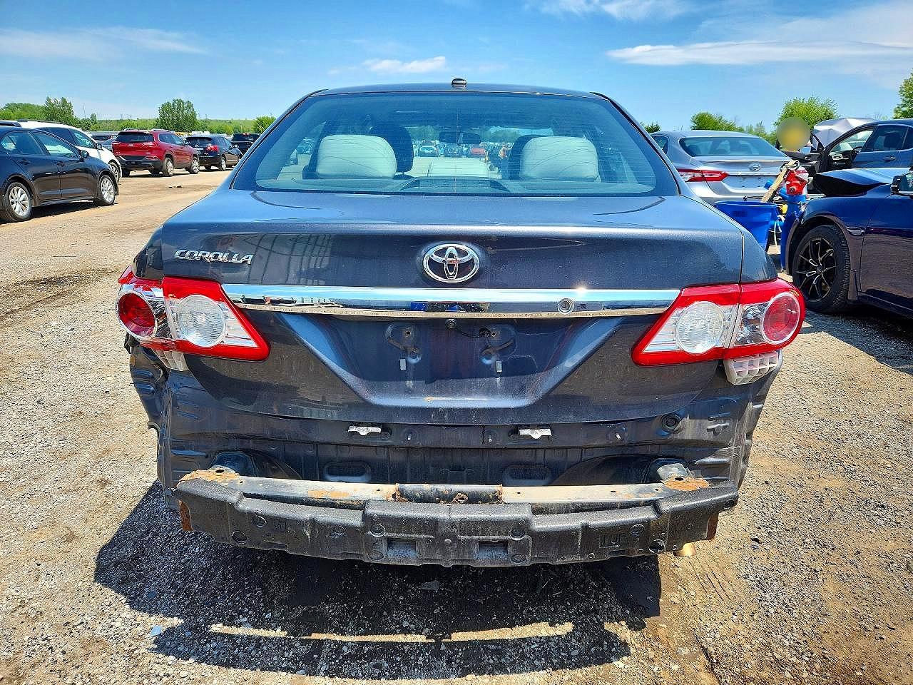 2013 Toyota Corolla L Gray vin: 2T1BU4EE9DC074828