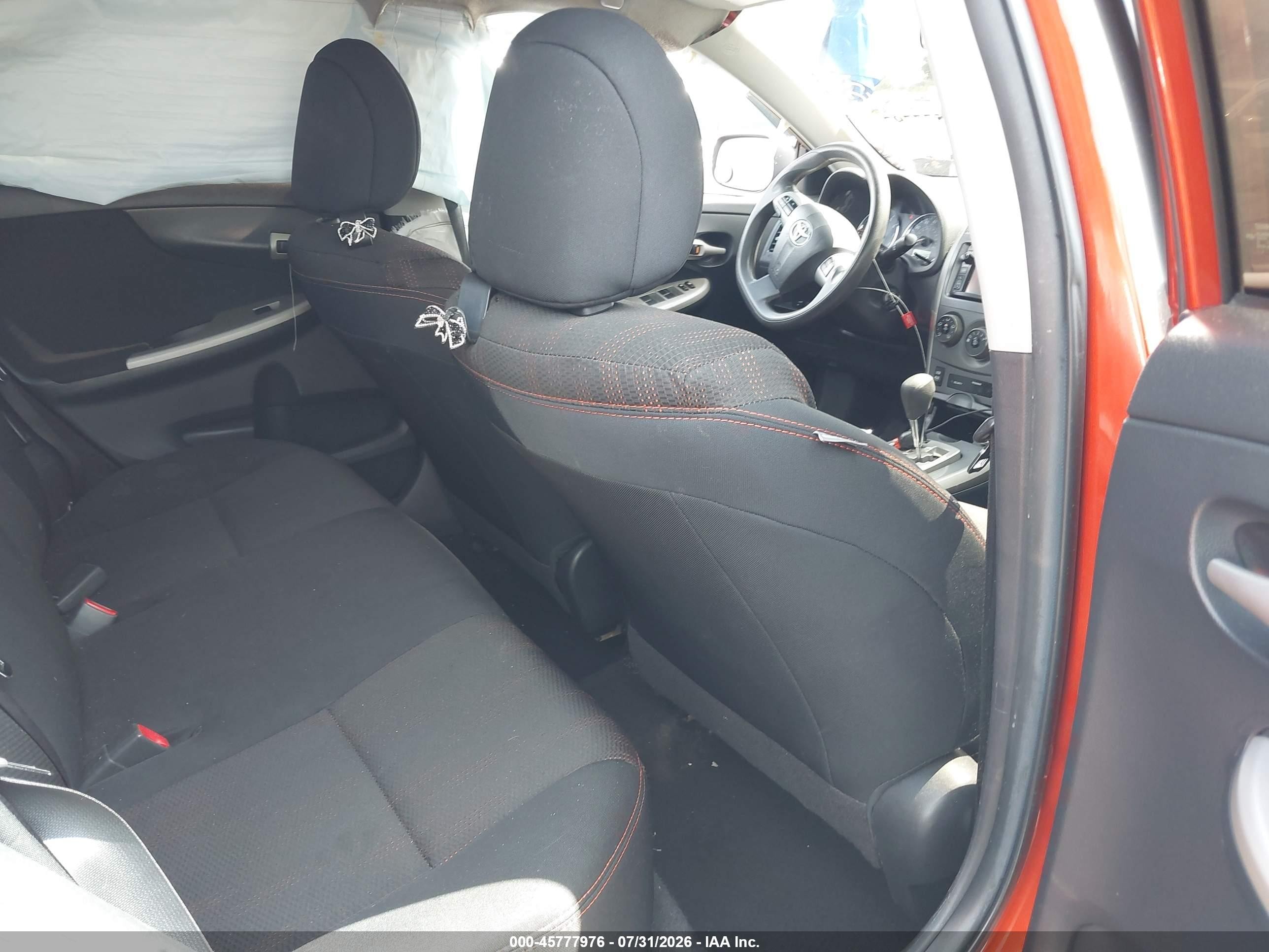 2013 Toyota Corolla S Special Edition Orange vin: 2T1BU4EE9DC075526